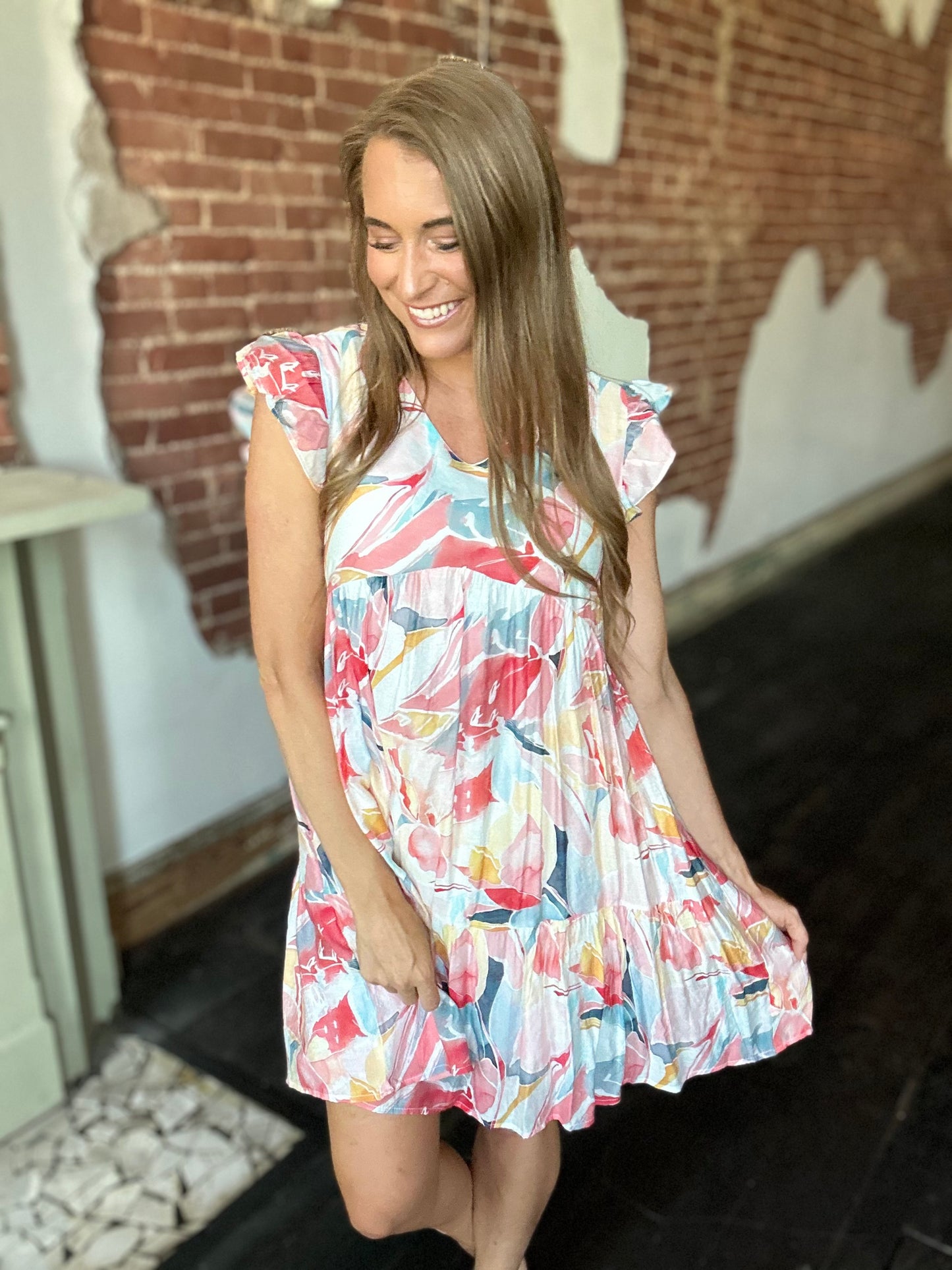 Meant For You Abstract Dress