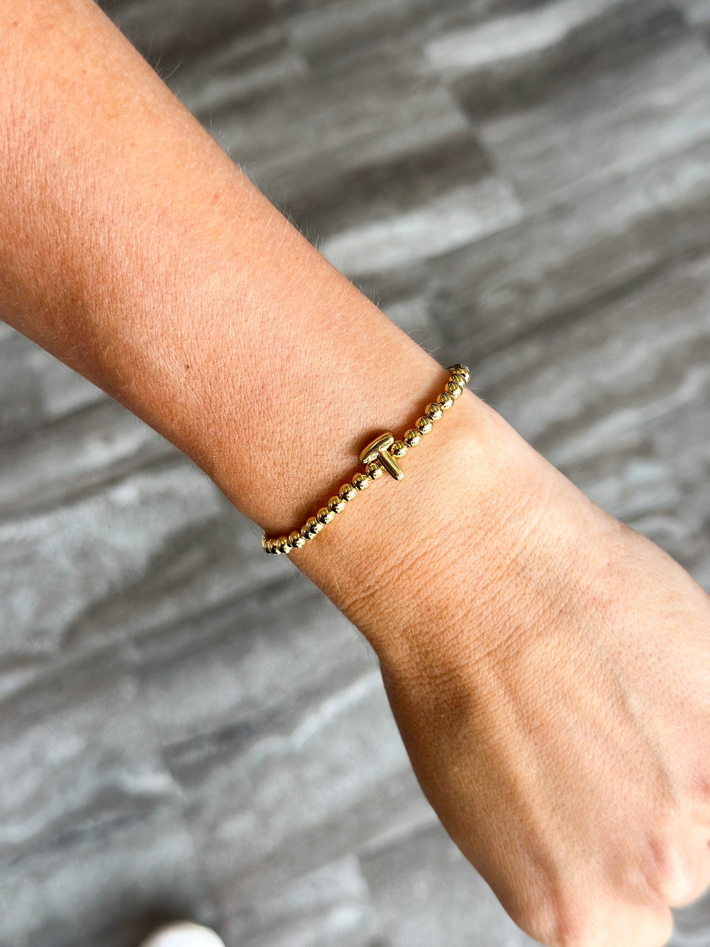 Initial Bubble Bracelets
