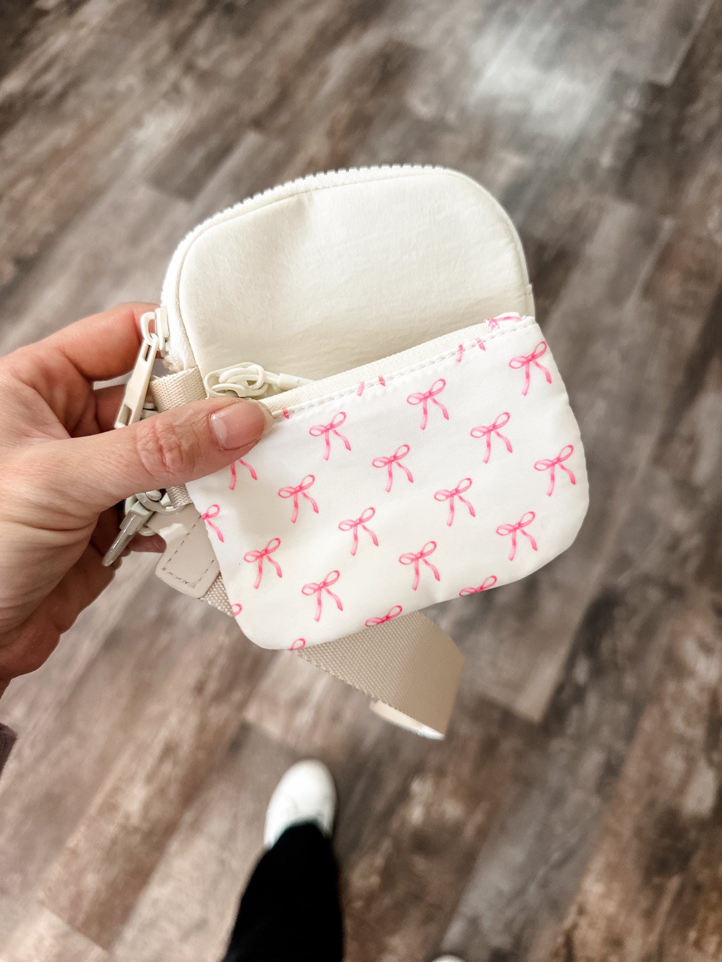 RESTOCK Make It Easy Duel Pouch Wristlet