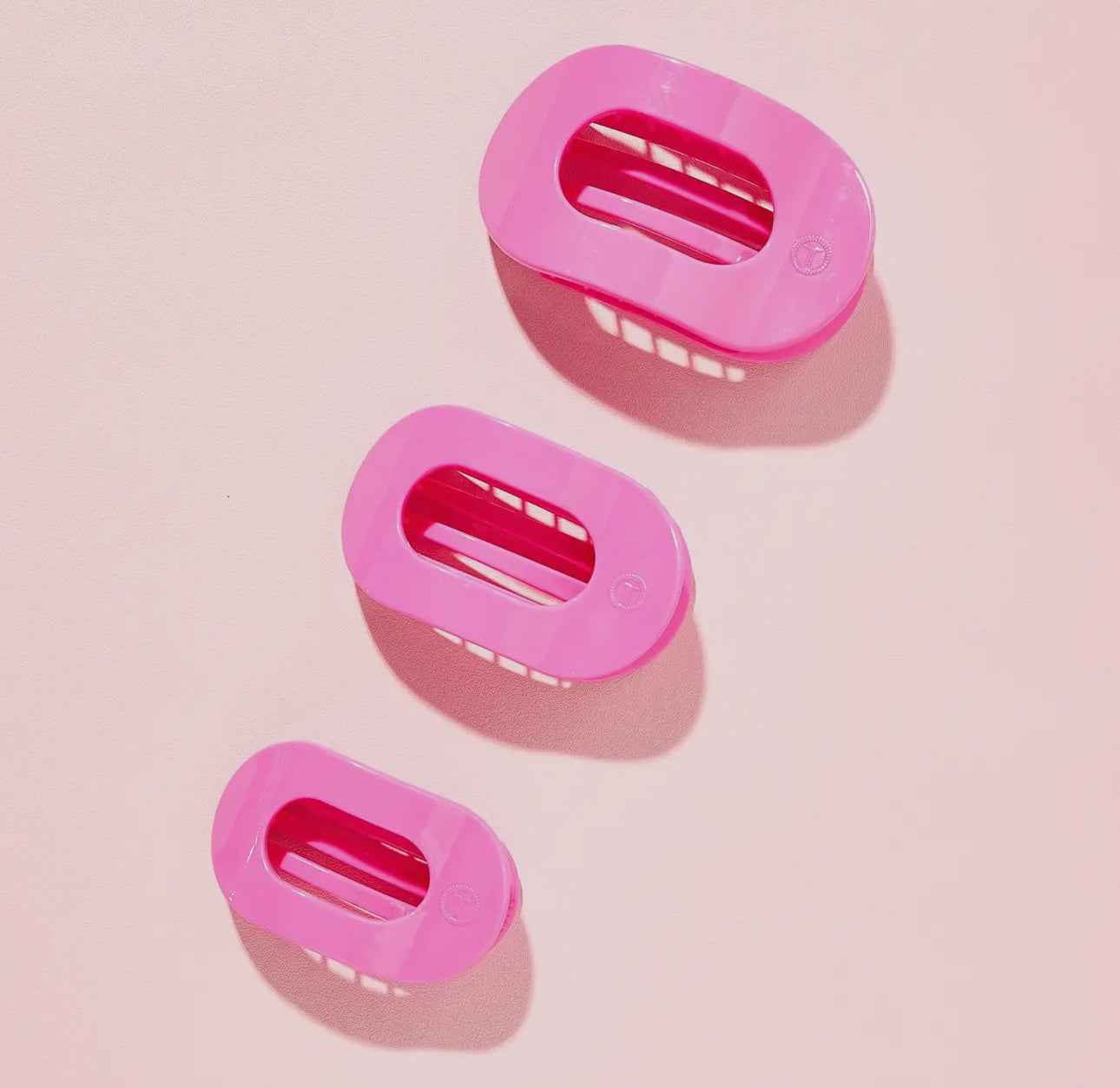 Tropical Punch Round Flat Clip - Small