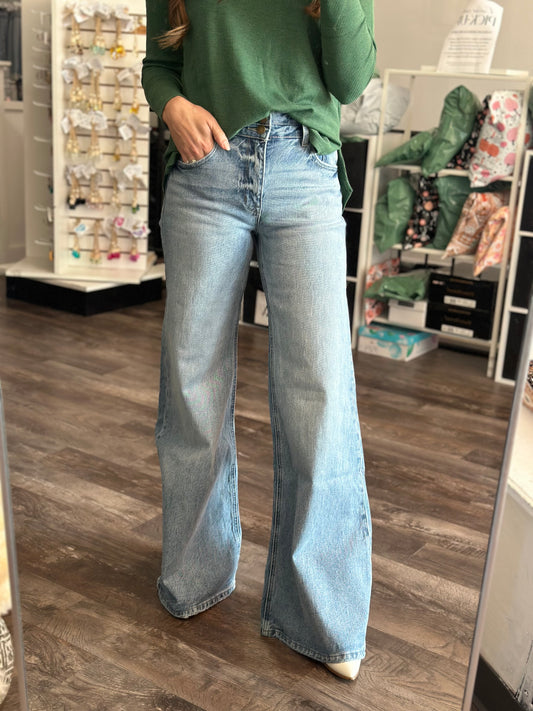 Maggie Wide Leg Denim