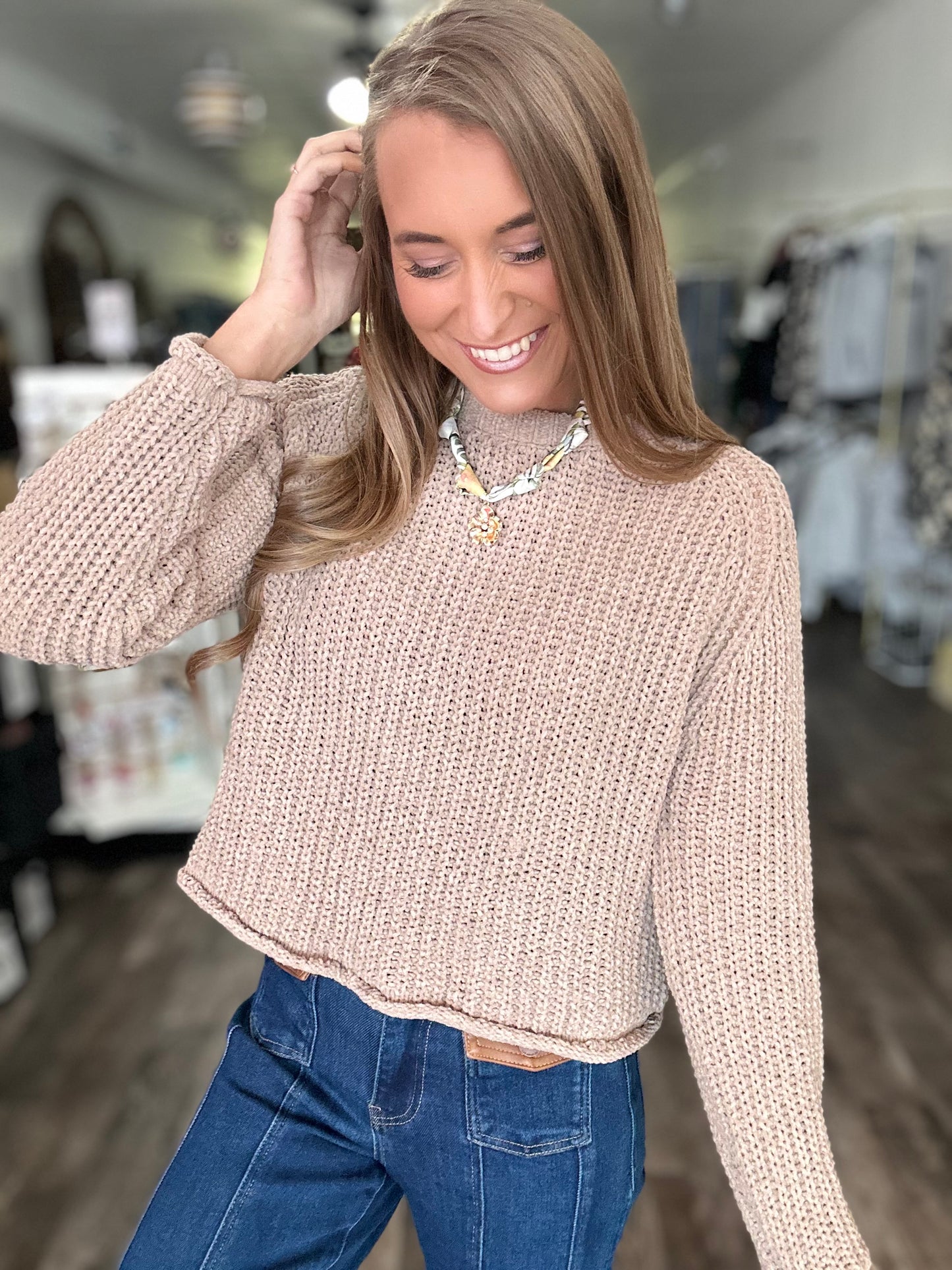 Do Not Disturb Yarn Knit Sweater