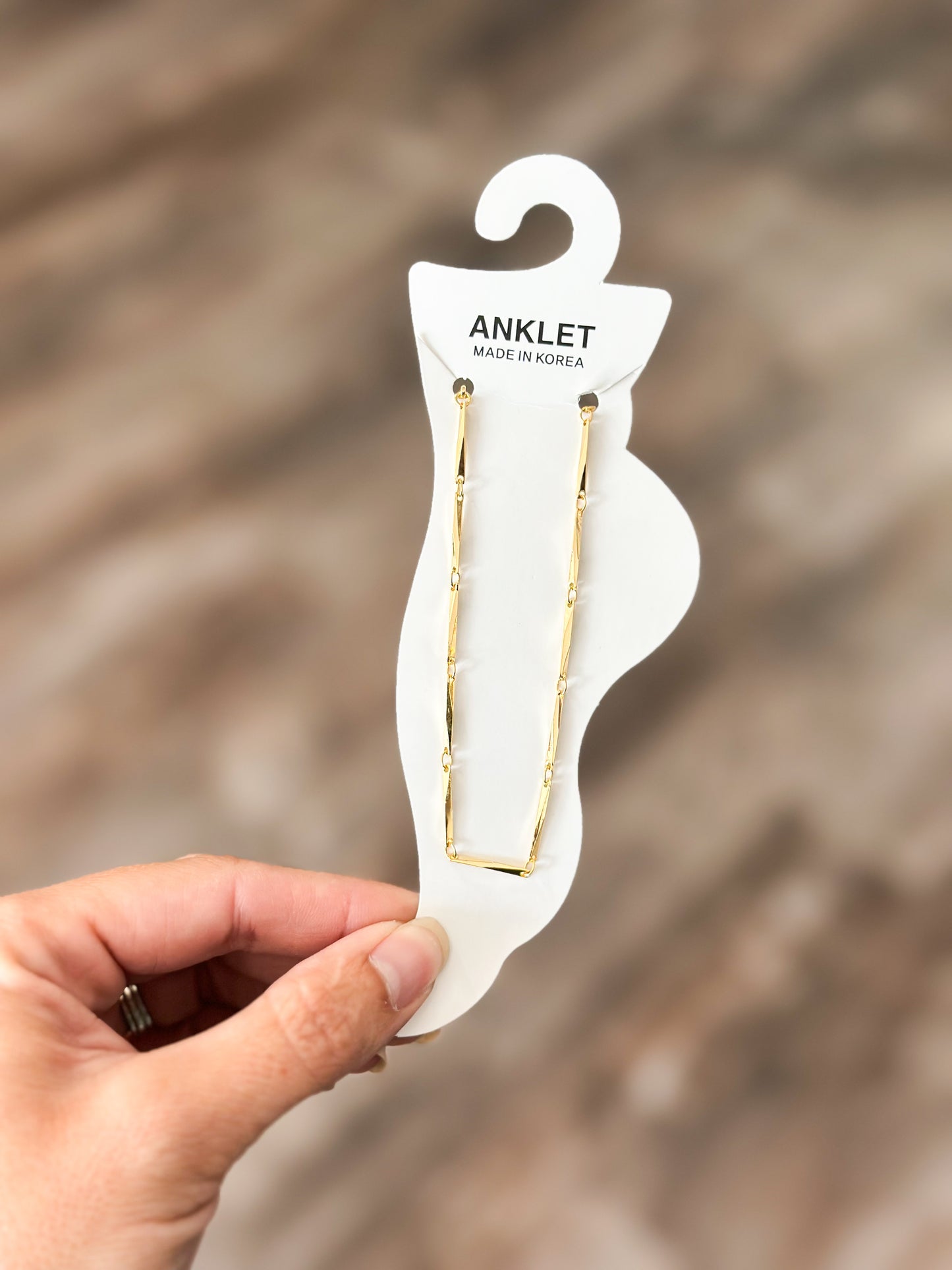 I’m Alright Gold Anklet