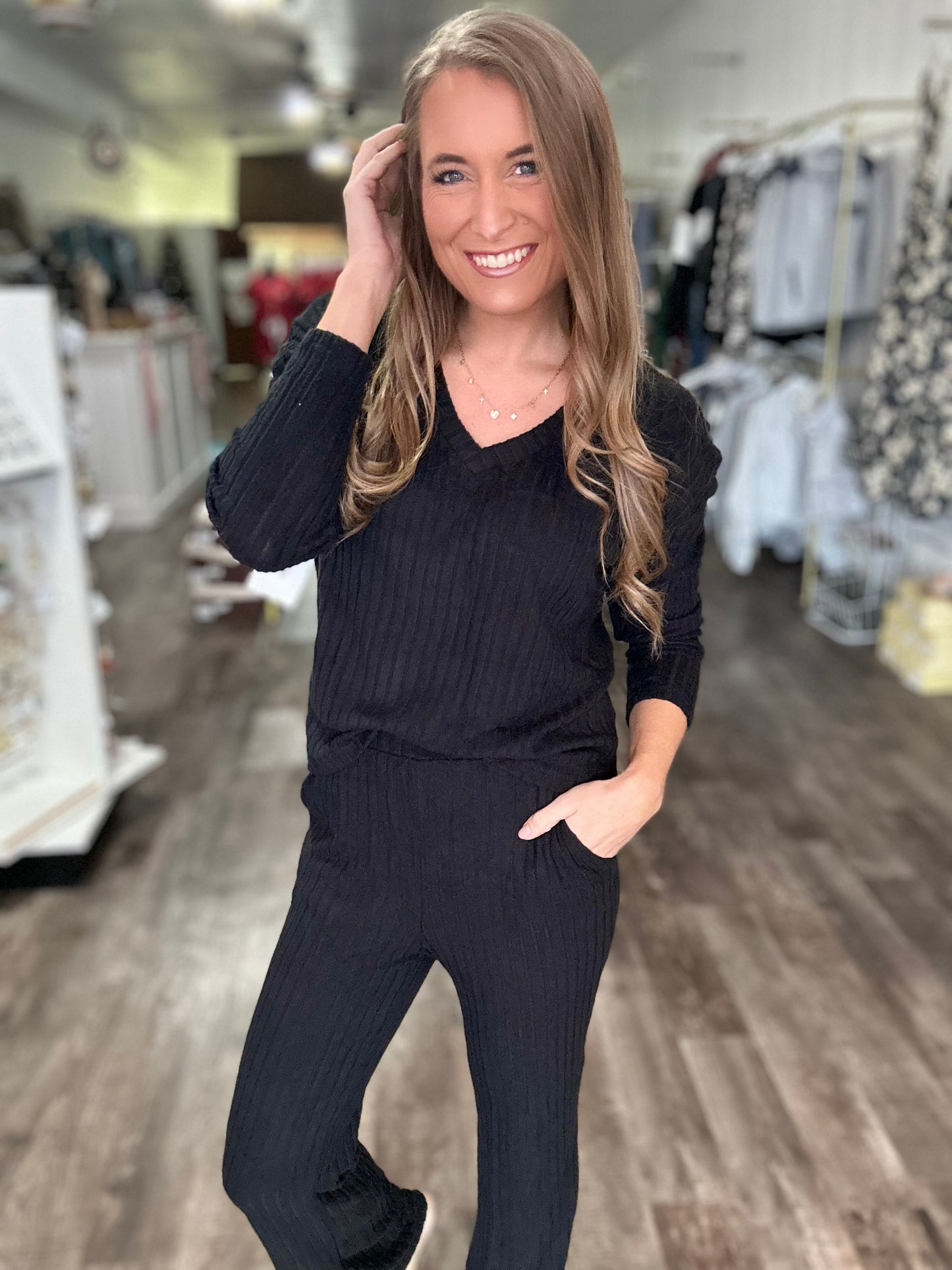 Weekend Love Lounge Set (Black)