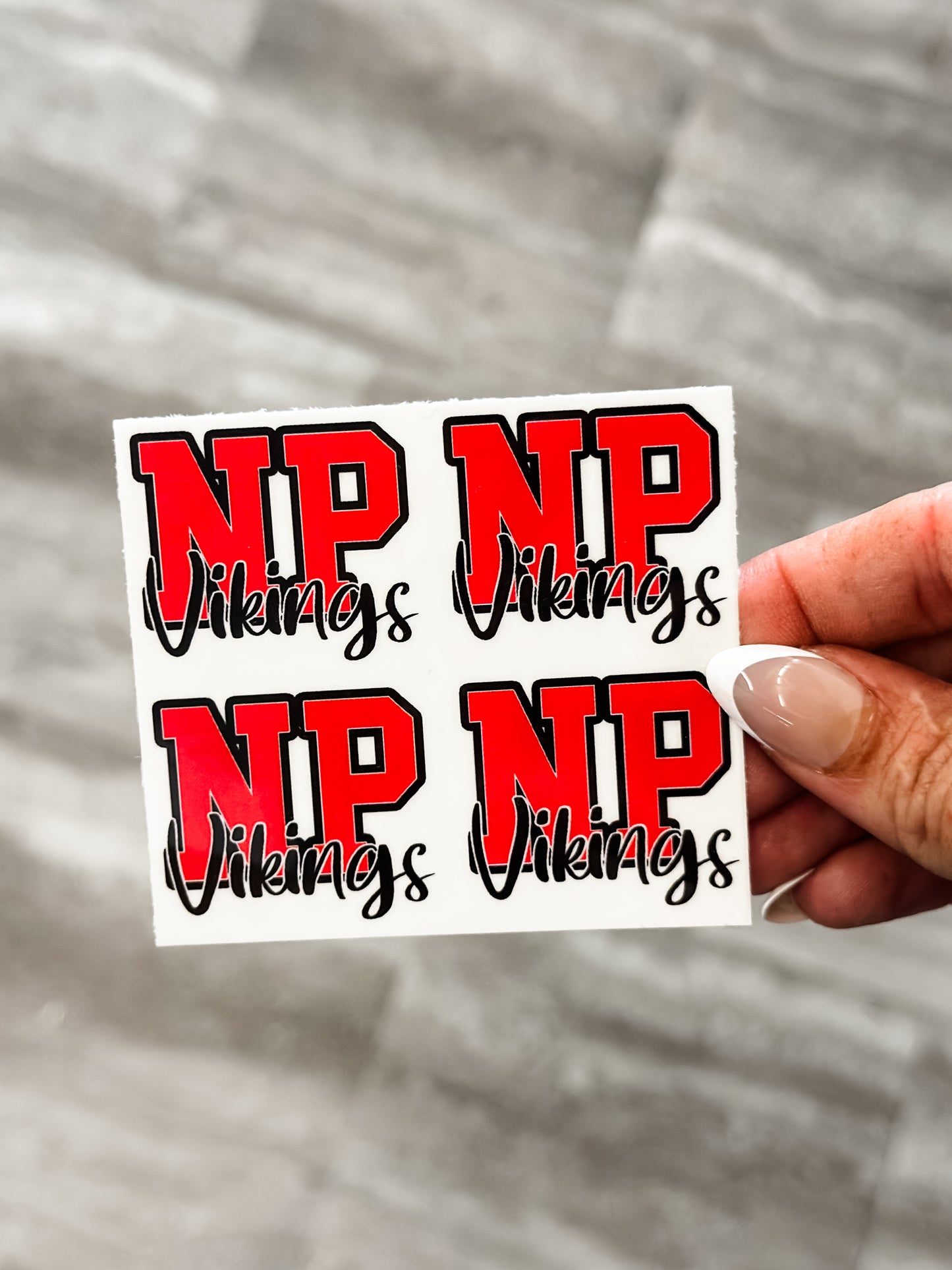 NP Vikings 4-Pack Temp Tattoos