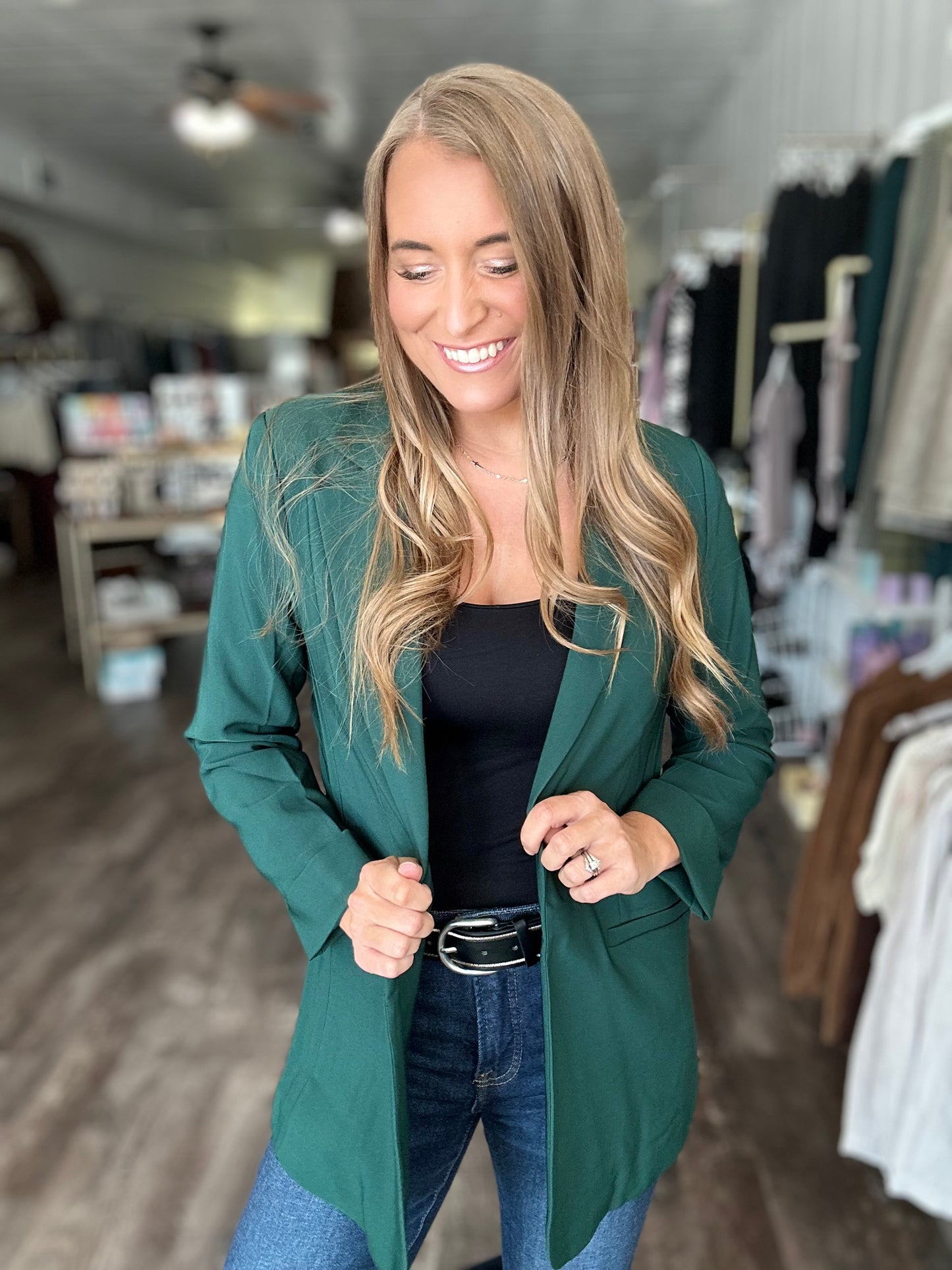 The Go-Getter Blazer - Hunter Green