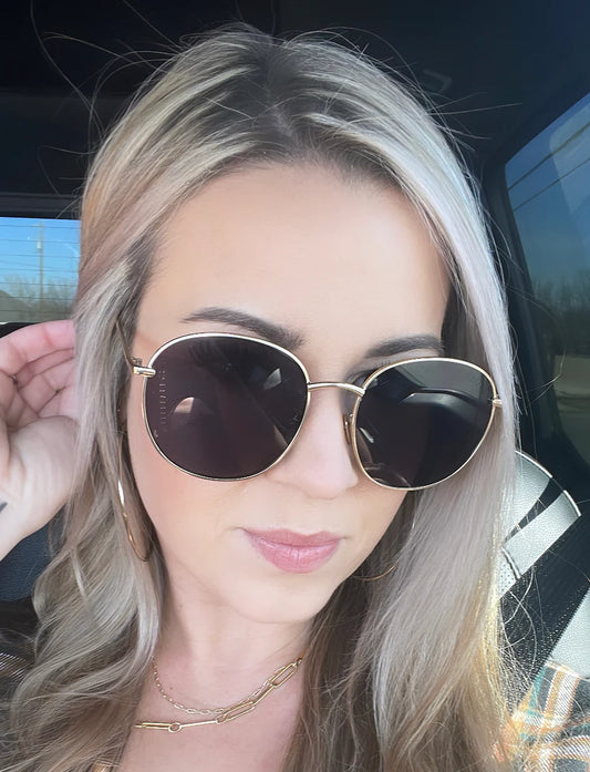 Georgie Sunglasses (Black) - DAX