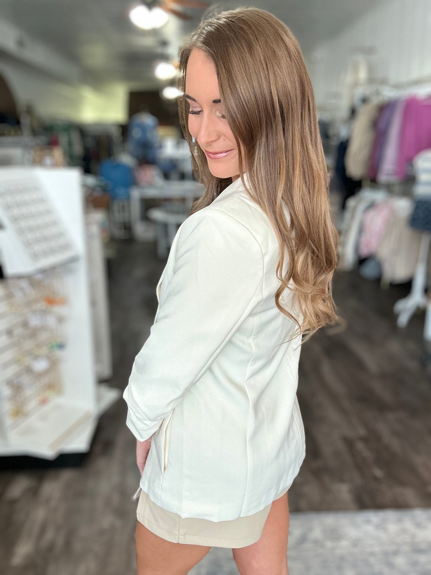 On My Way Blazer - Ivory