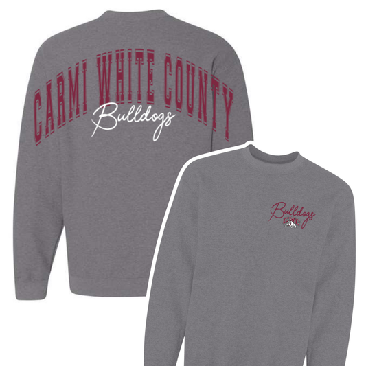 Preorder Custom Arm to Arm Crewneck - CWC Bulldogs