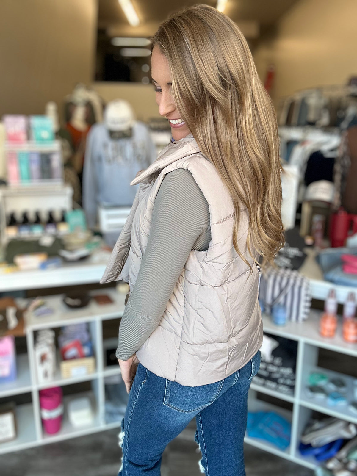 Day Trip Puffer Vest - Mocha