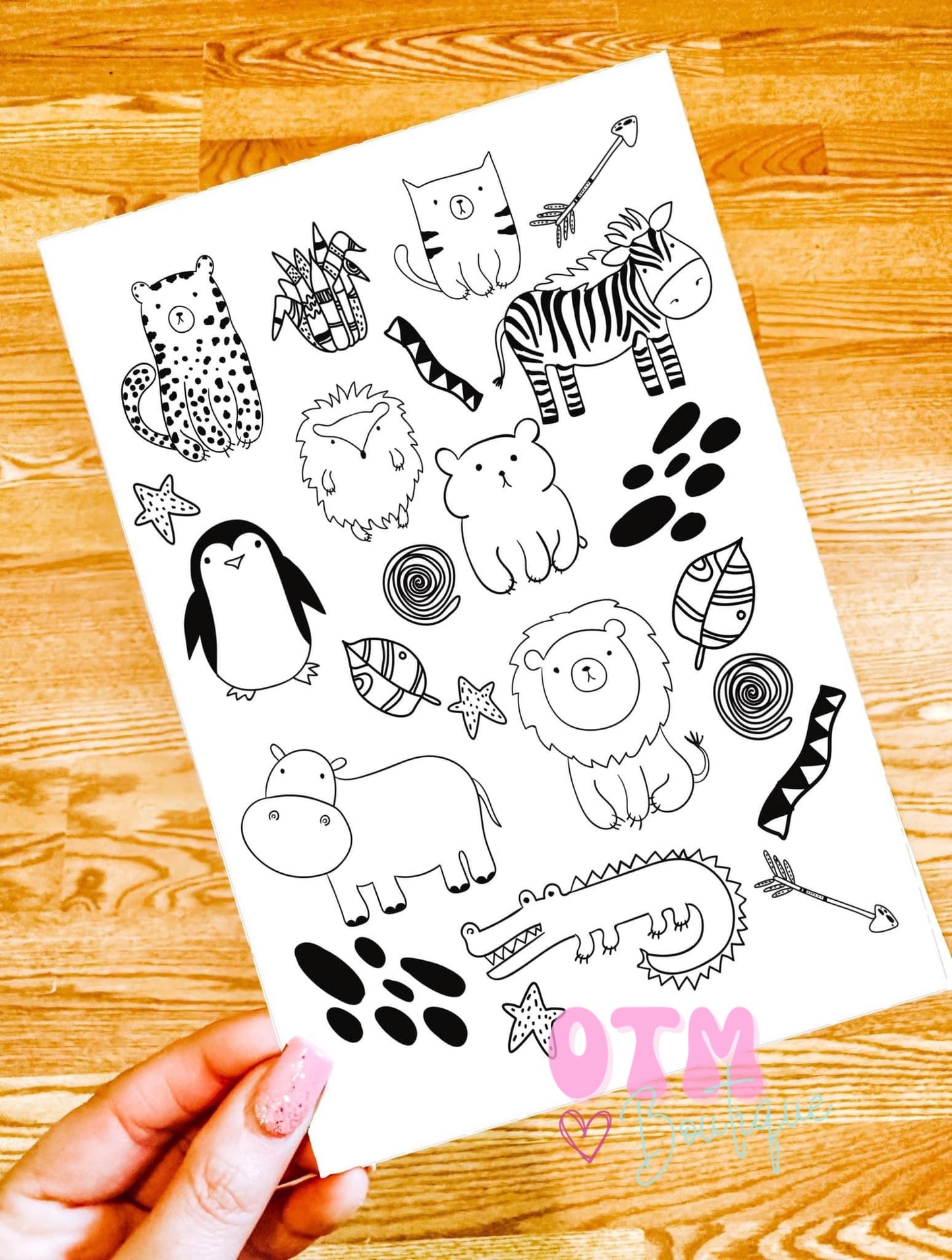 Color Your Own Tattoo Sheets