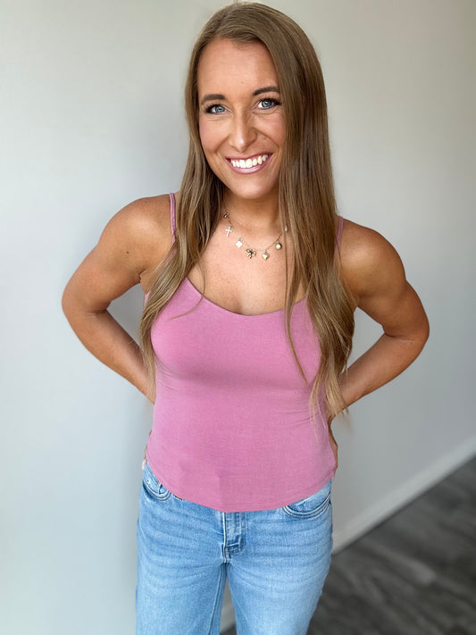 Keeping It Simple Tank (Mauve)