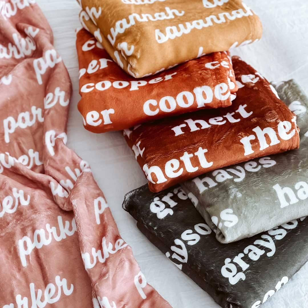 PREORDER Custom Name Blanket