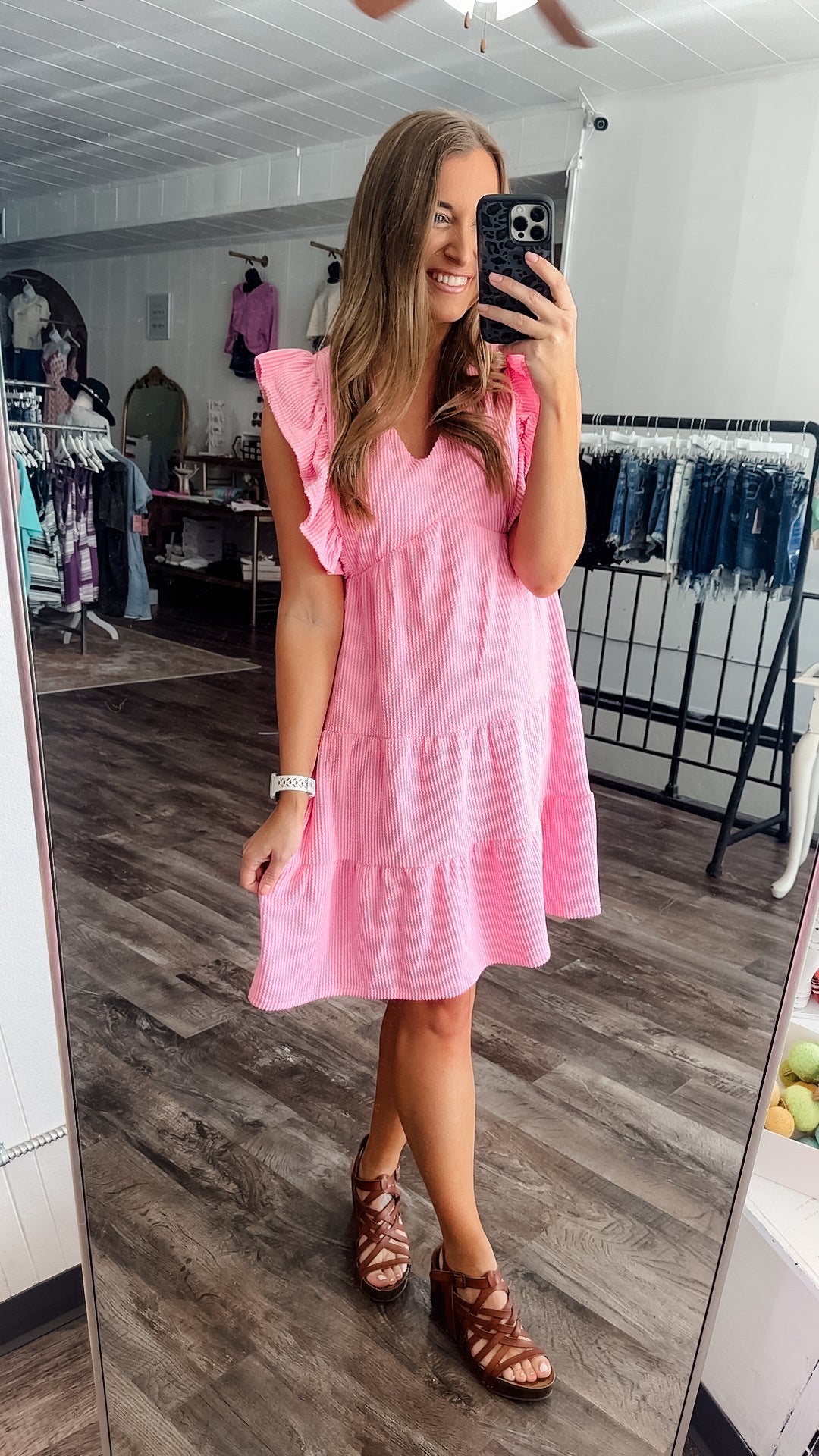 Worth Your While Ribbed Dress - Simply Southern