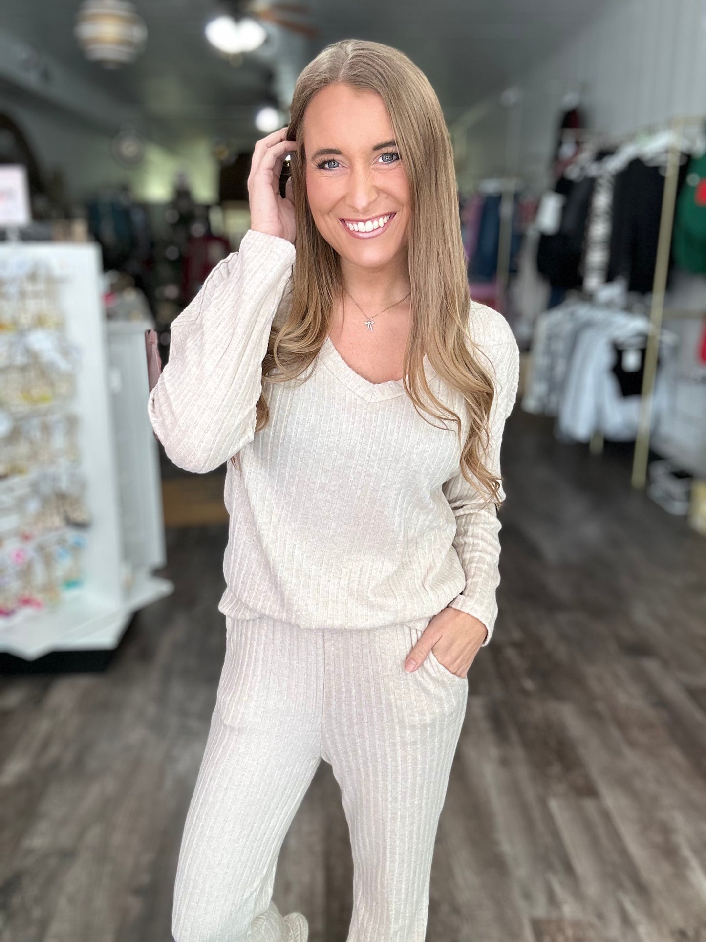 Weekend Love Lounge Set (Cream)