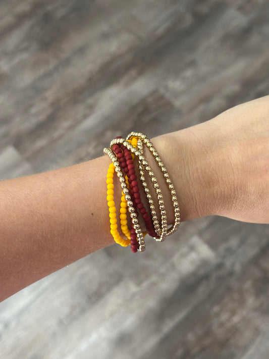 Titans Pride Stacked Bracelet Set