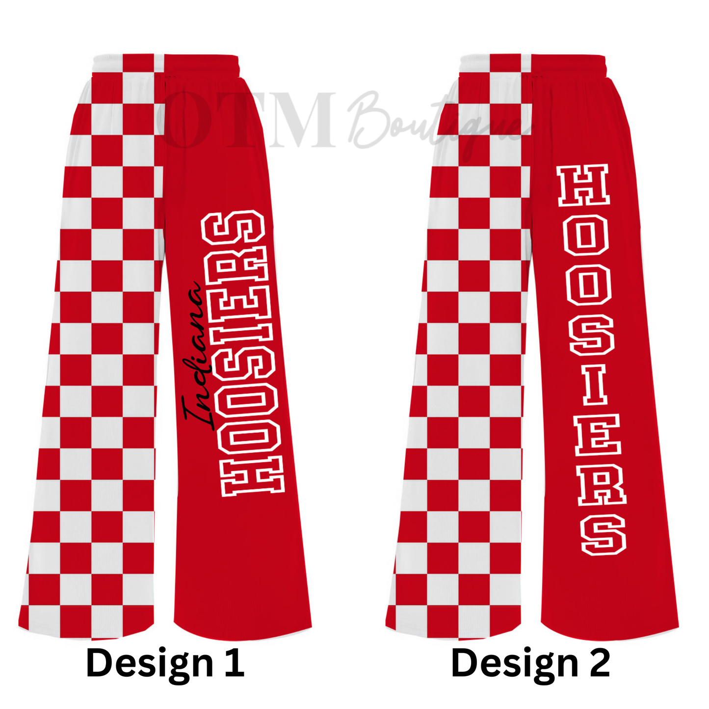 Preorder Custom Team Split Checkered Pants