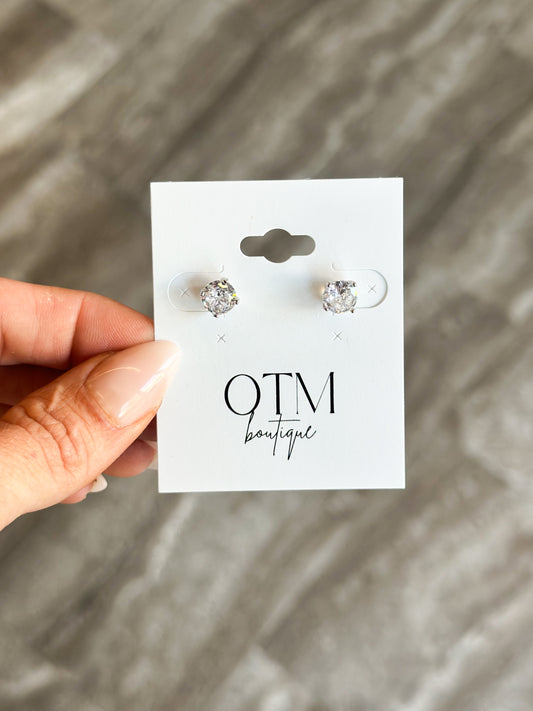 Classic 7mm Studs (Silver)