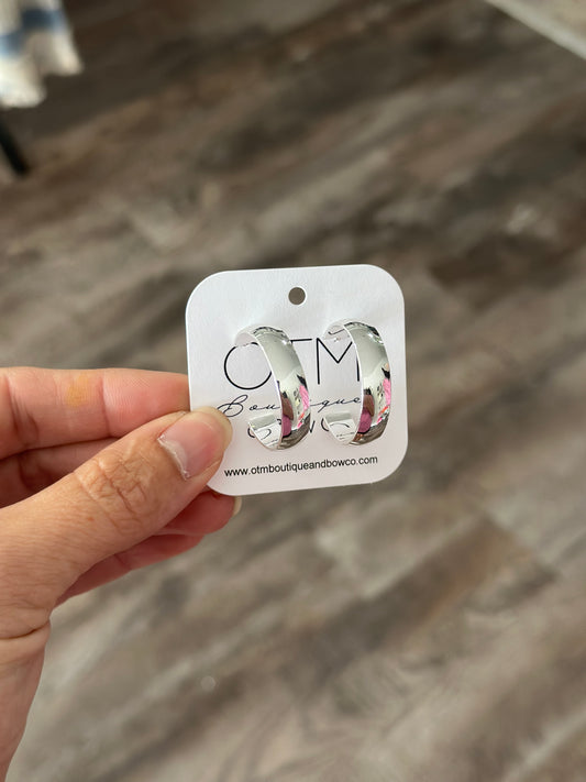 Chasin’ You Hoops - Silver