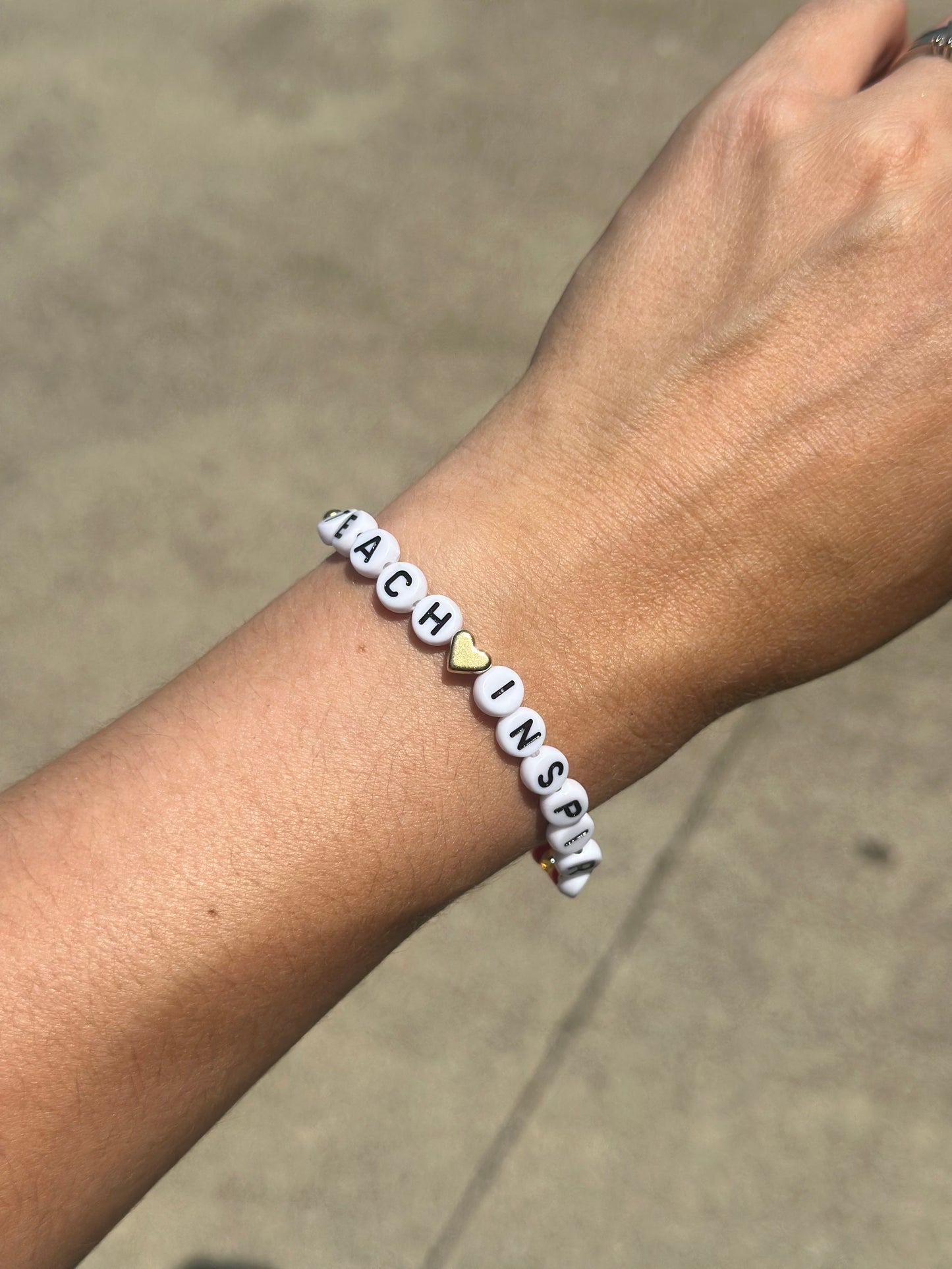 Teach • Inspire Beaded Friendship Bracelet
