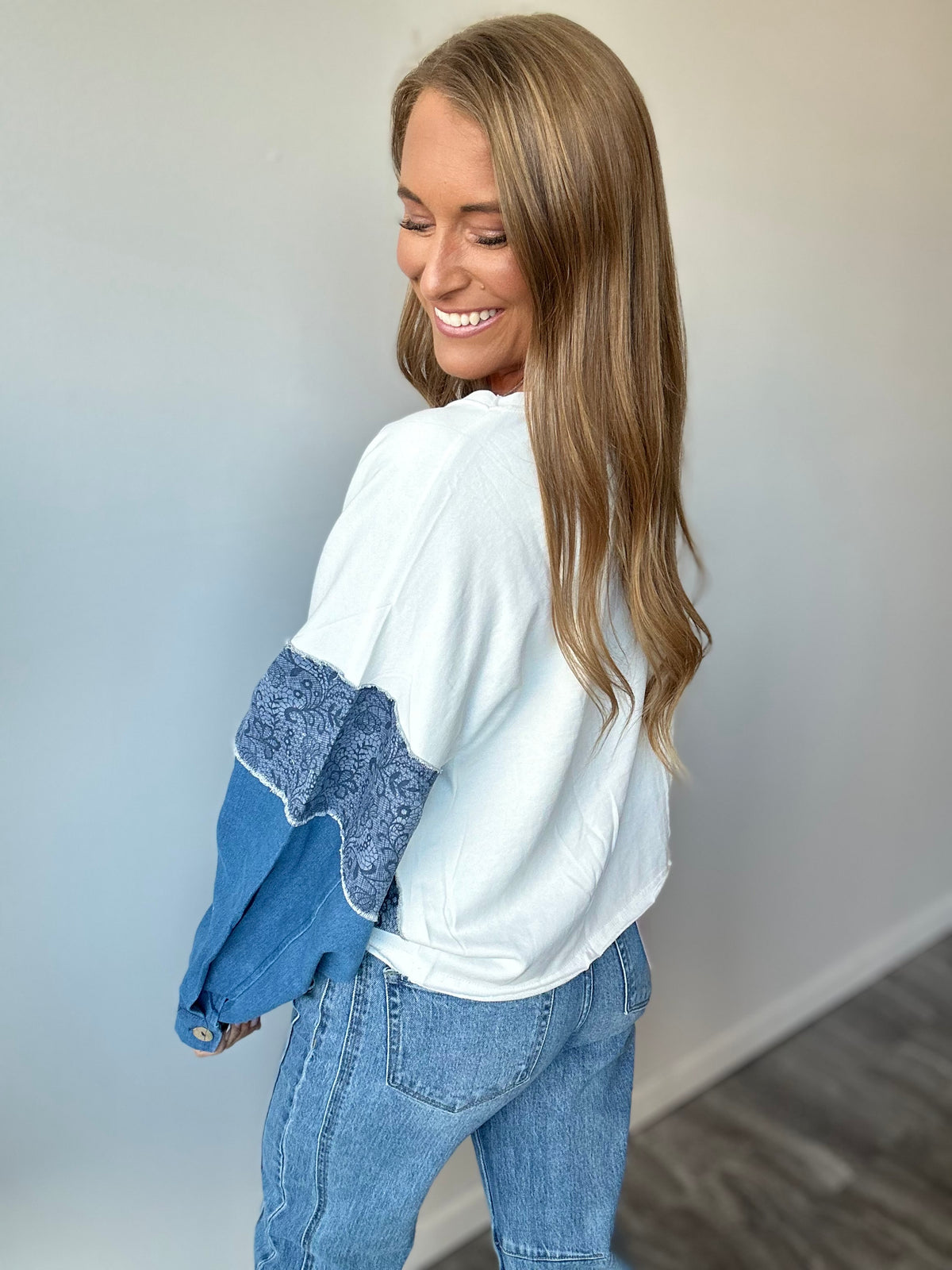 Lola Floral Patchwork Top