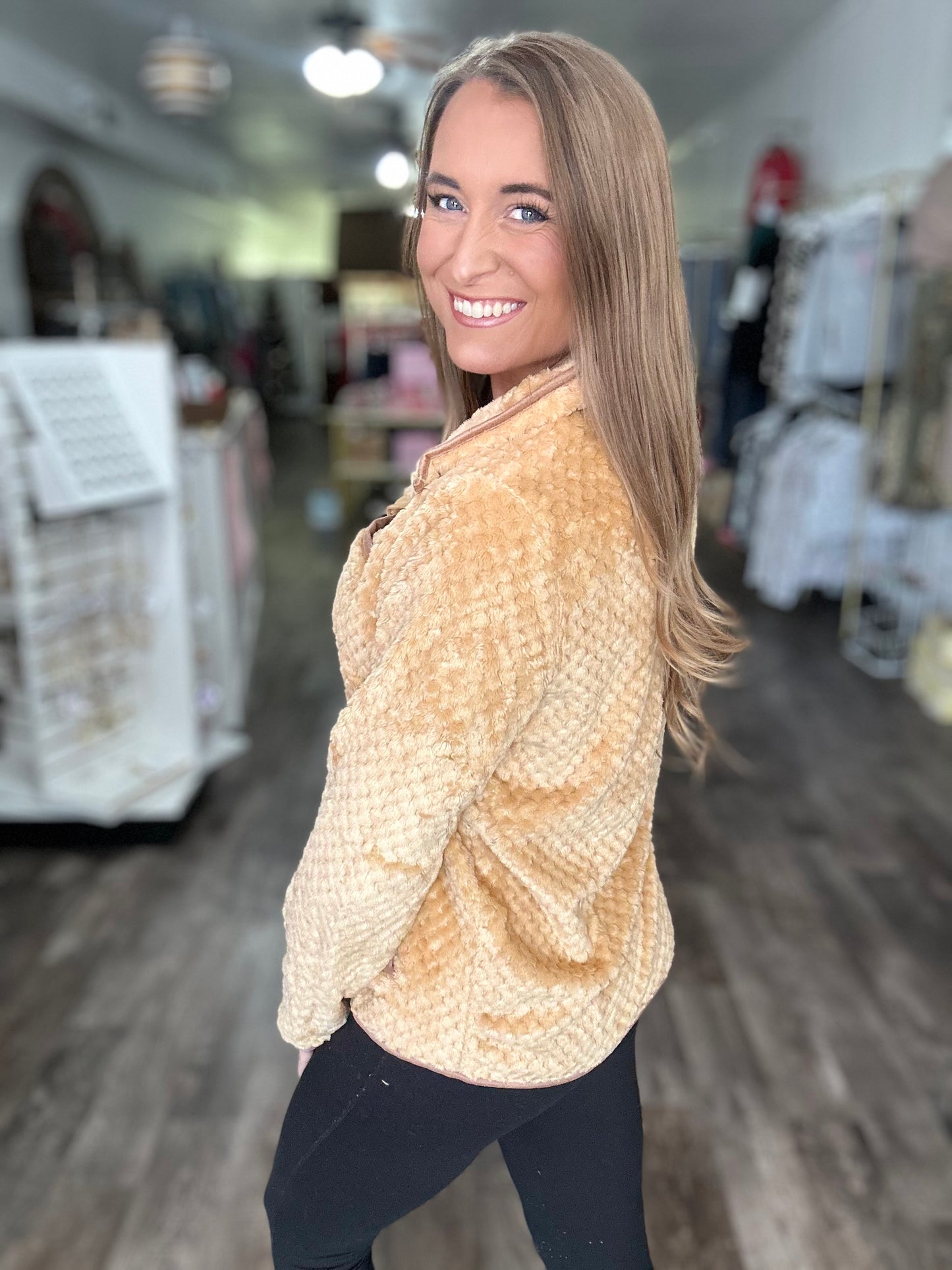 Simply Soft Jacket (Latte) - Simply Southern