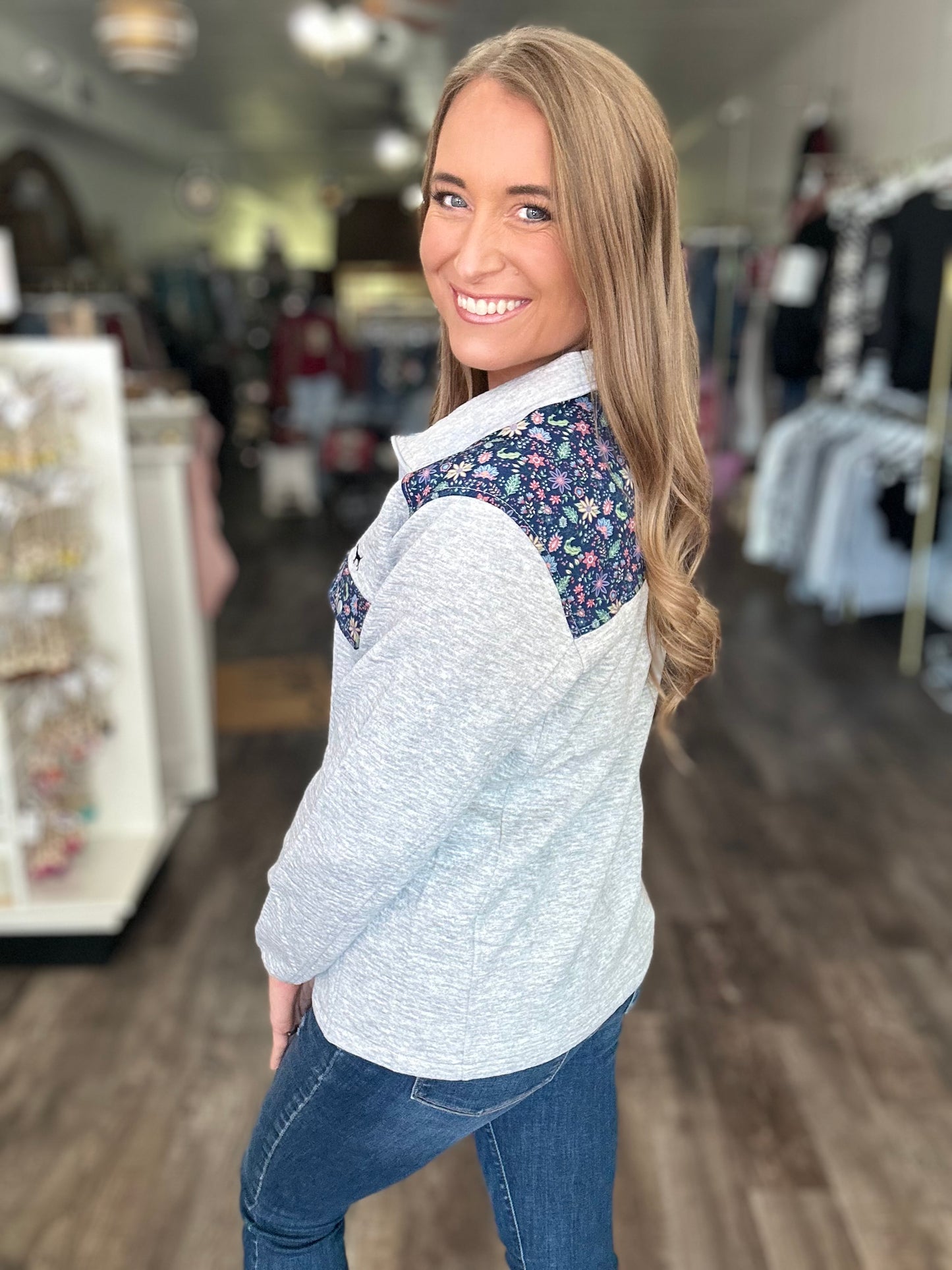 Aria Quarter Zip - Simply Southern