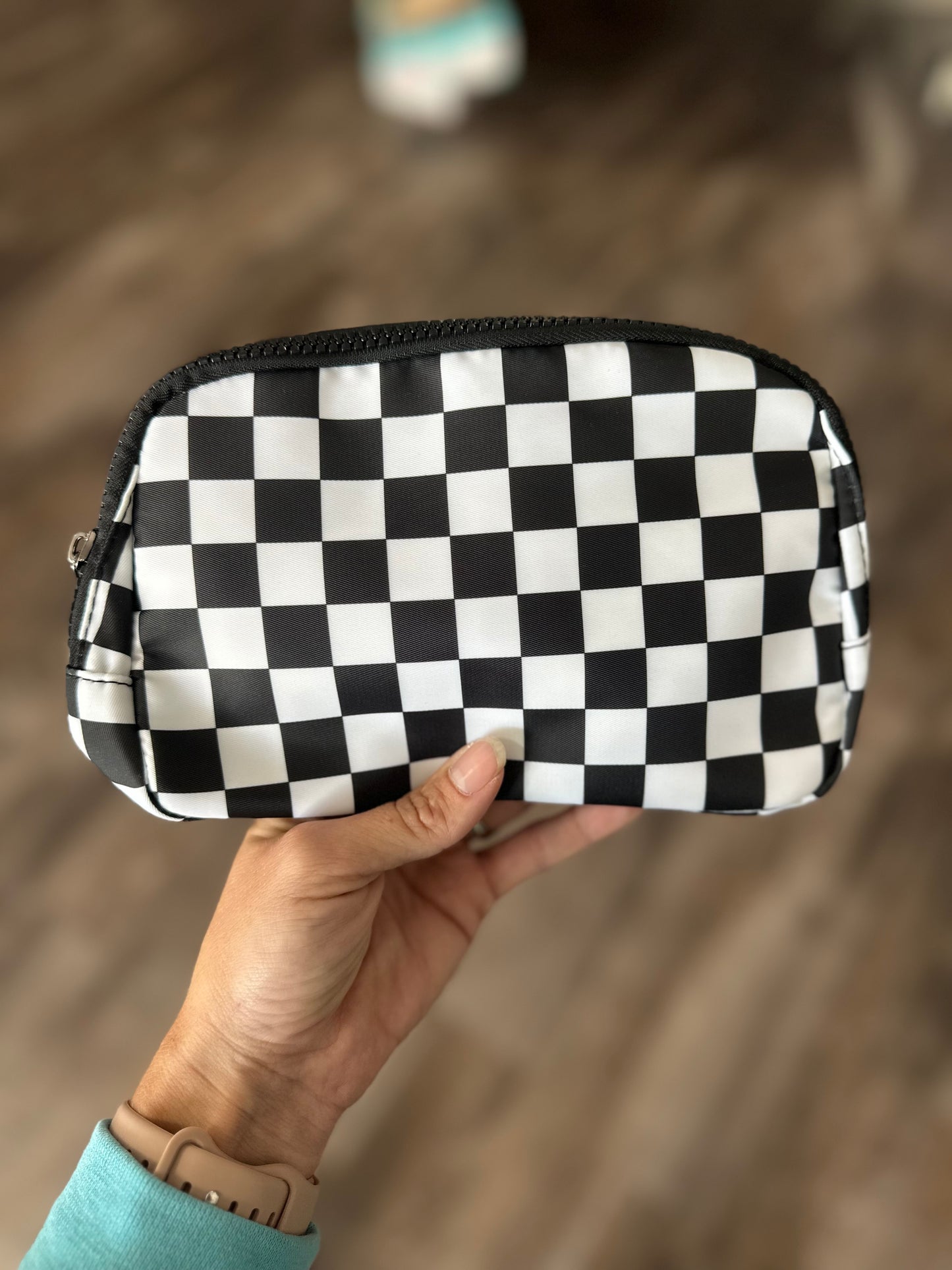 Classic Bum Bag - Black Checkered