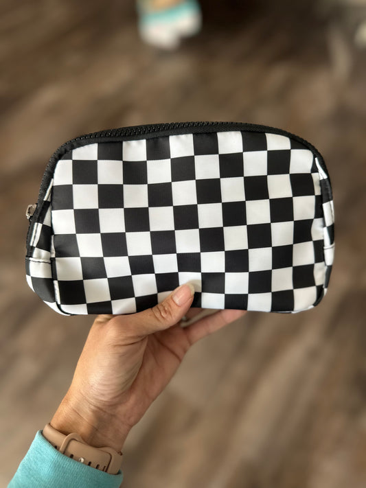 Classic Bum Bag - Black Checkered
