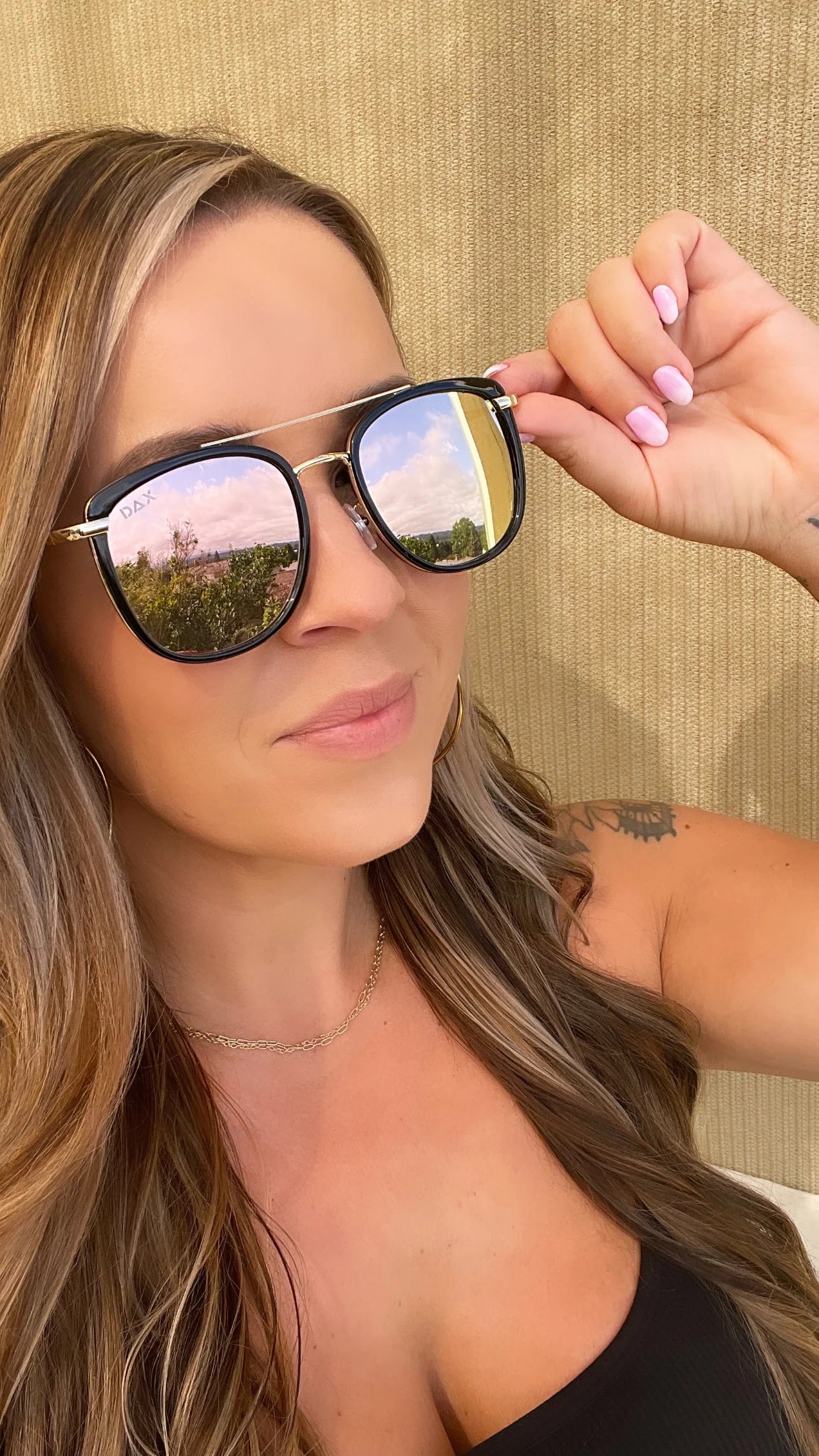 Ivy Sunglasses (Gold) - DAX