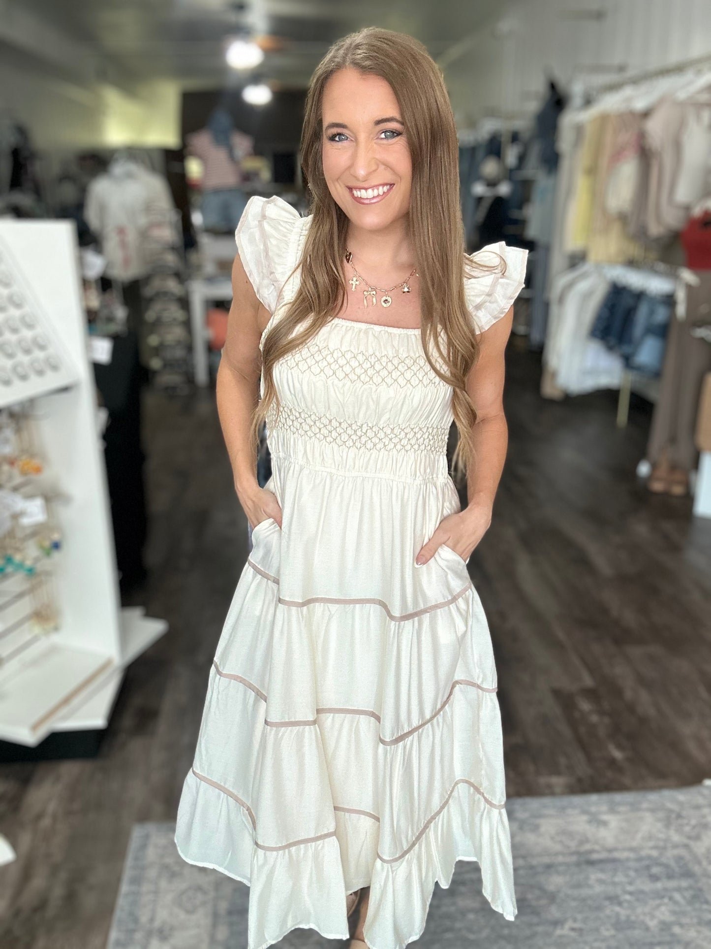 Summer Sweetness Smocked Midi Dress