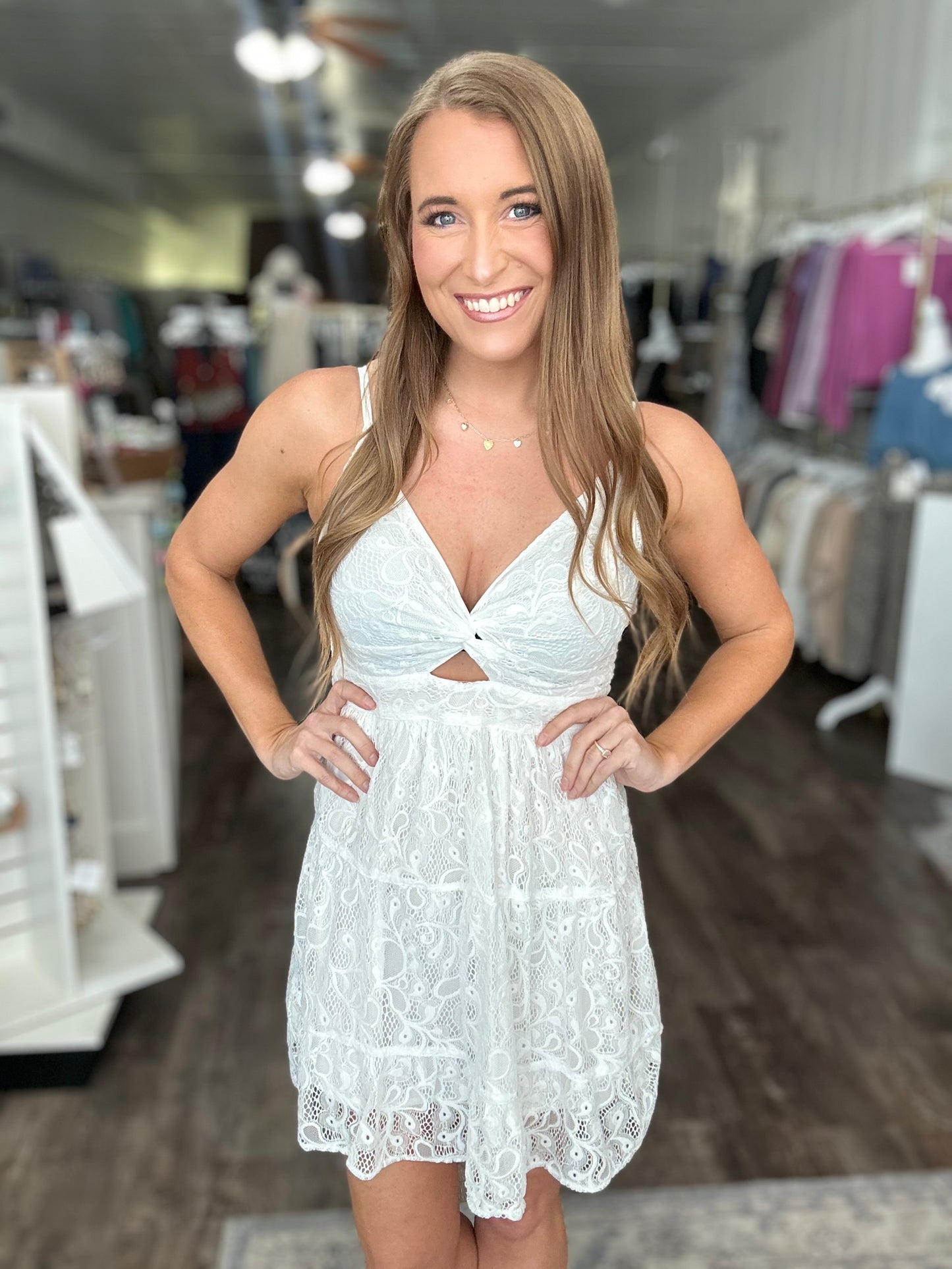 Just In Time Lace Dress