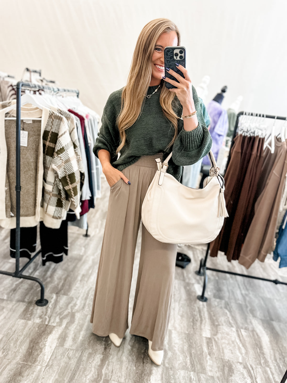 Frida Flowy Pants (Cocoa)