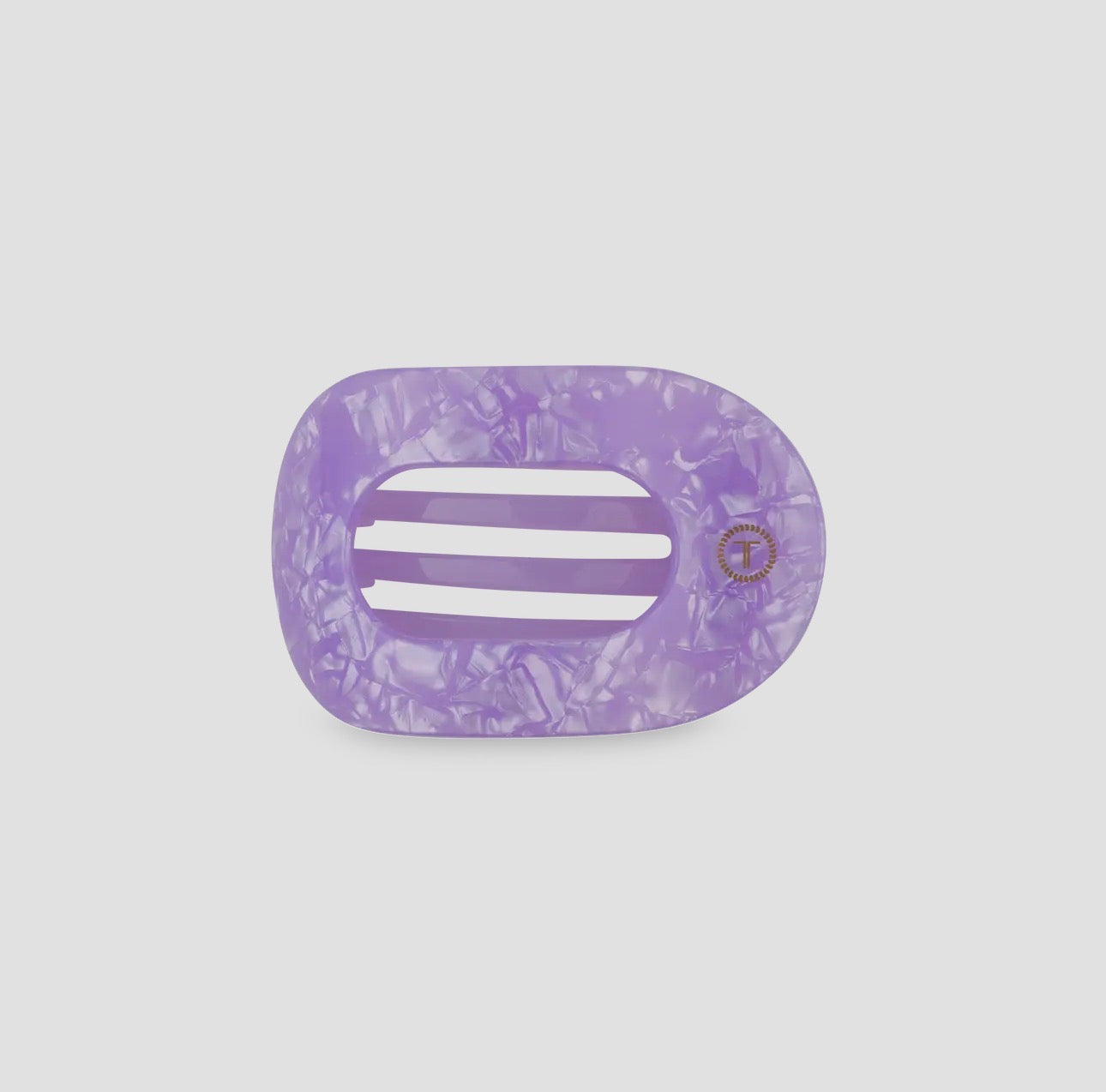 Lavender Mist Round Flat Clip - Small