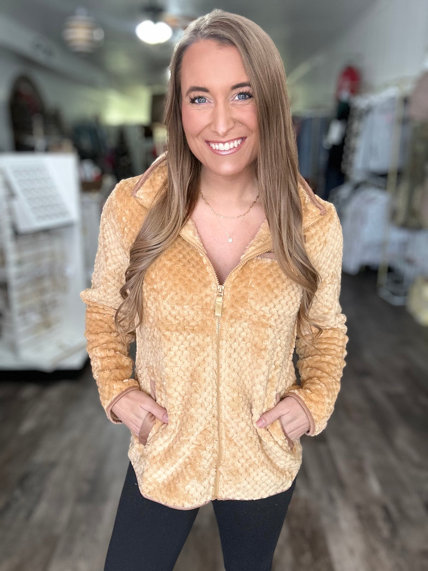 Simply Soft Jacket (Latte) - Simply Southern