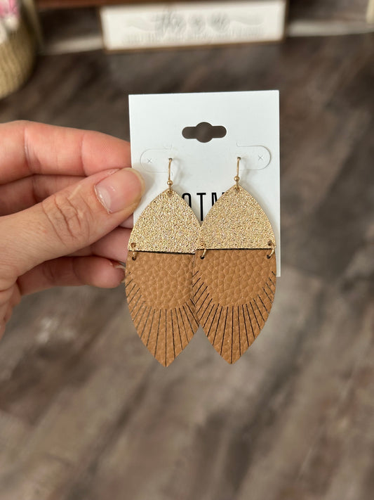 All I Need Pleather Earrings