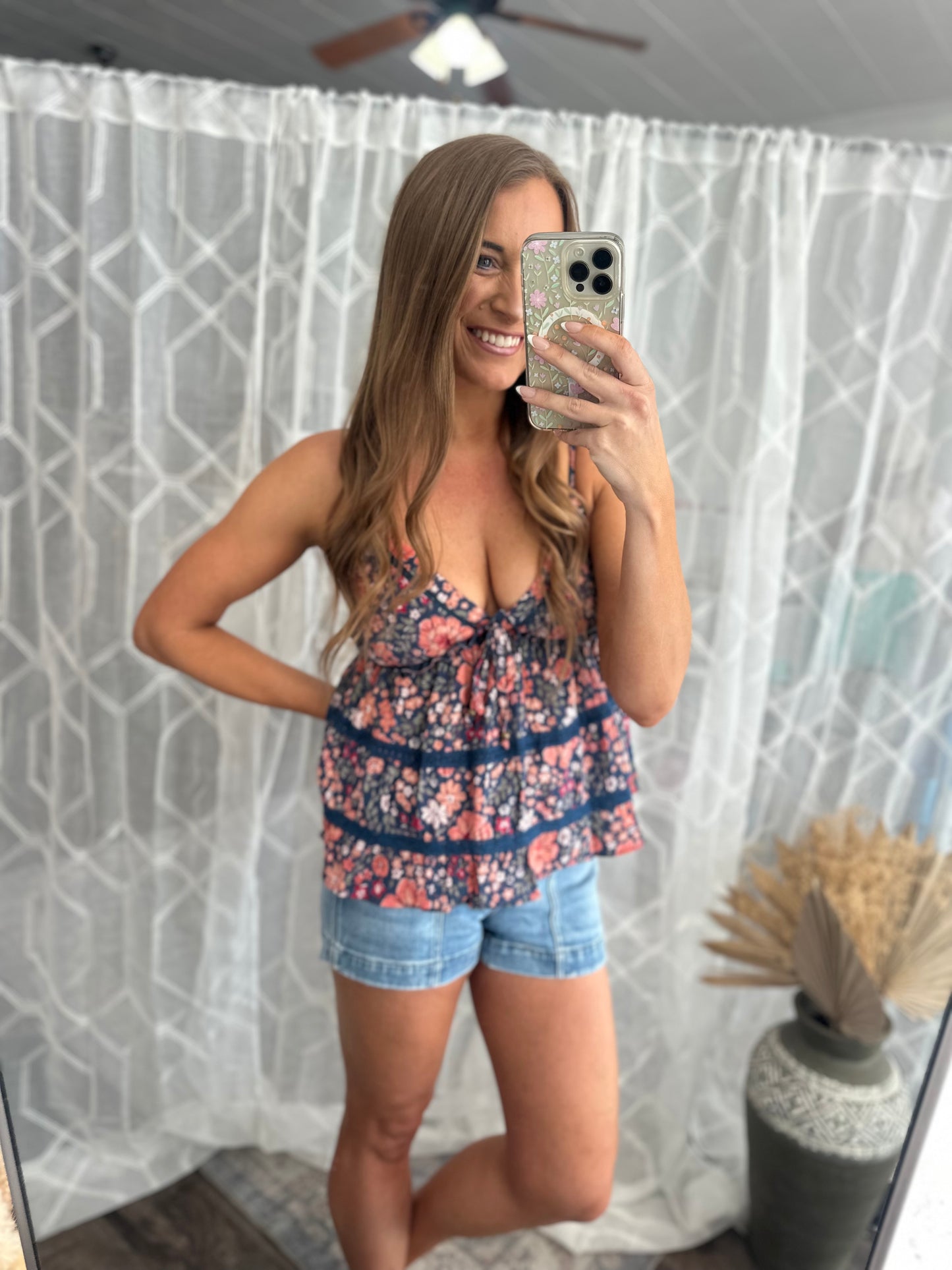On My Mind Floral Babydoll Top