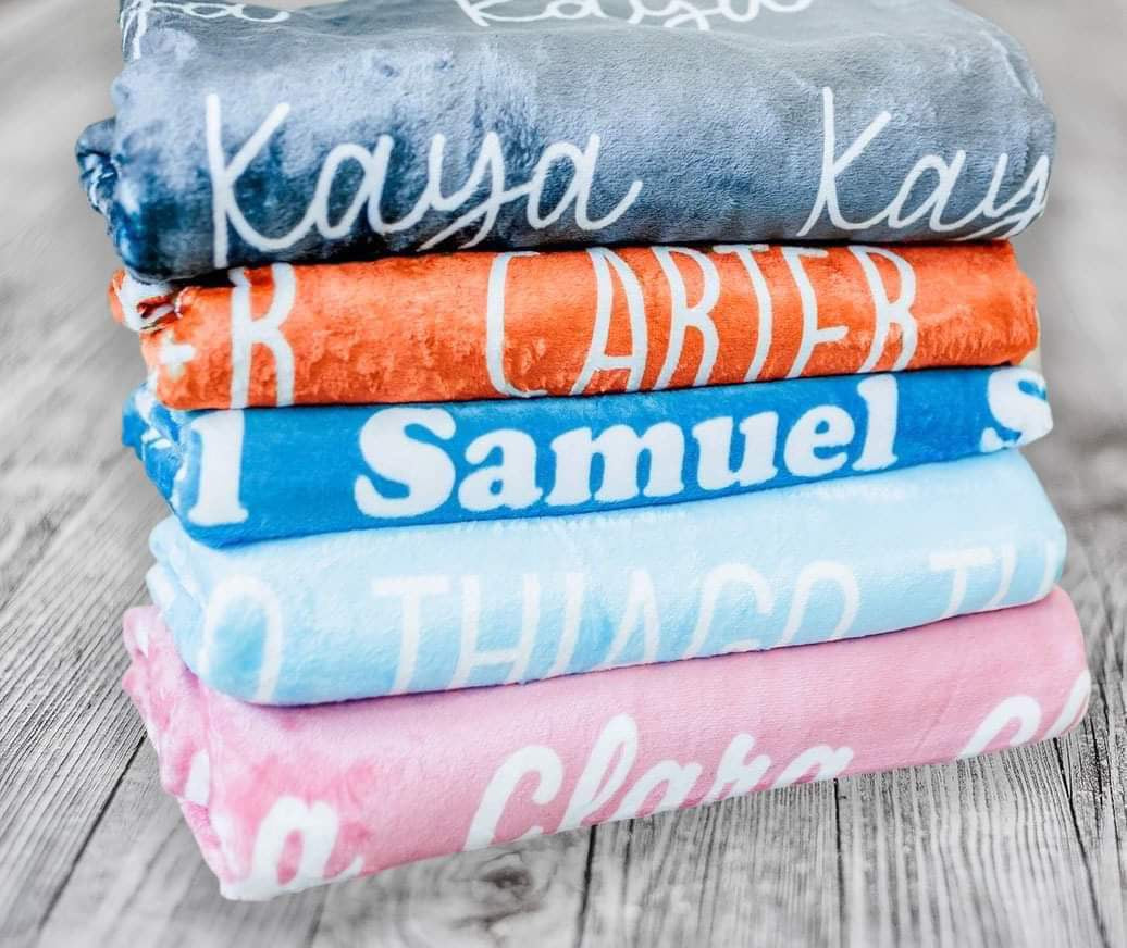 PREORDER Custom Name Blanket