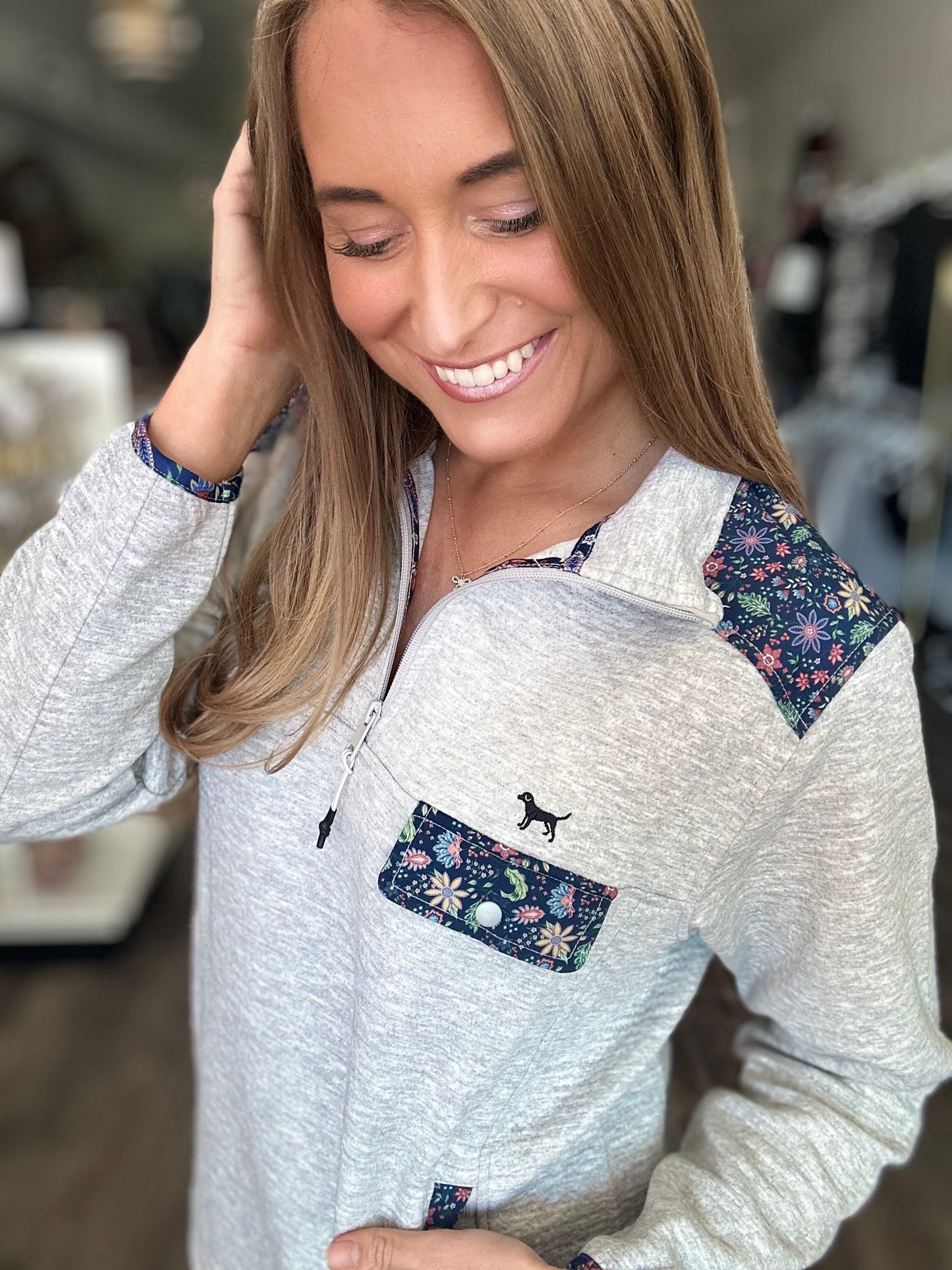 Aria Quarter Zip - Simply Southern