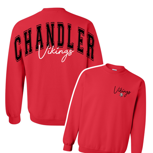 Preorder Custom Arm to Arm Crewneck - Chandler Vikings