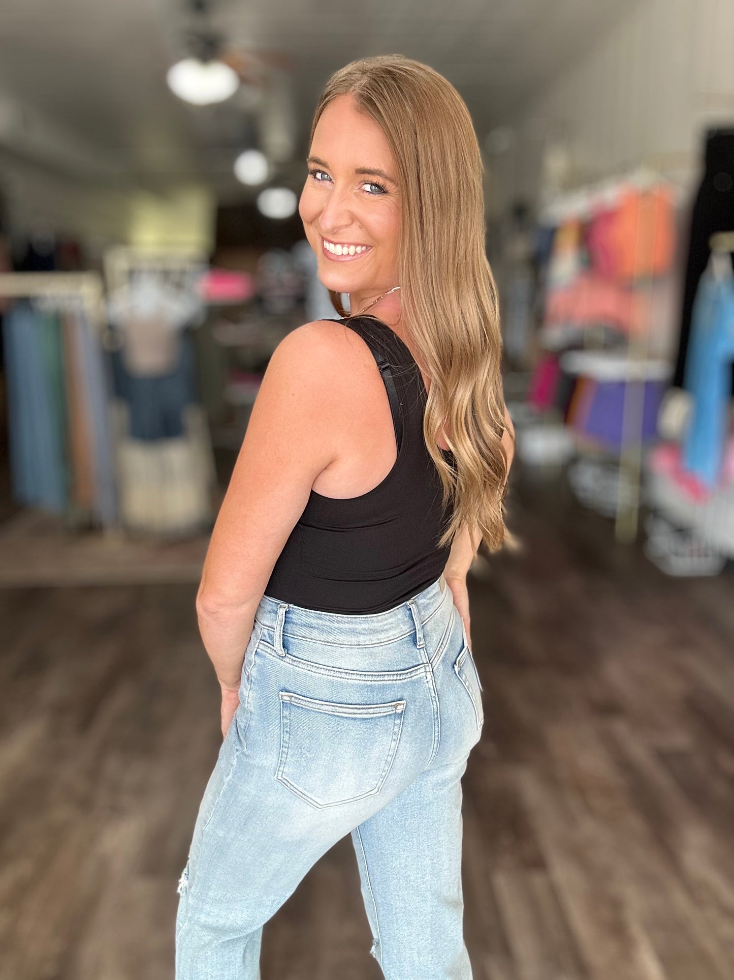 Just My Luck Bodysuit - Black