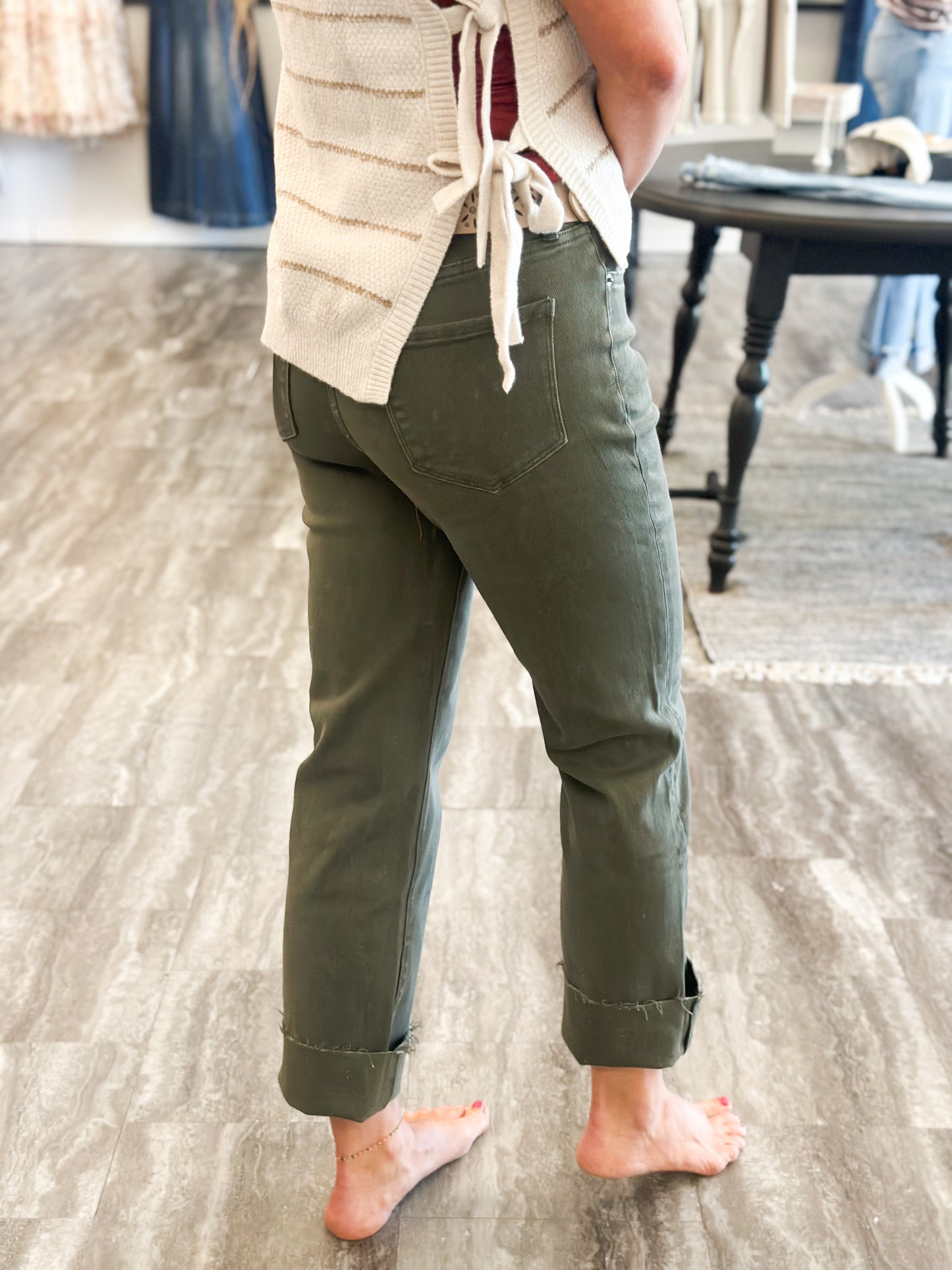 Melanie High Rise Tummy Control Denim