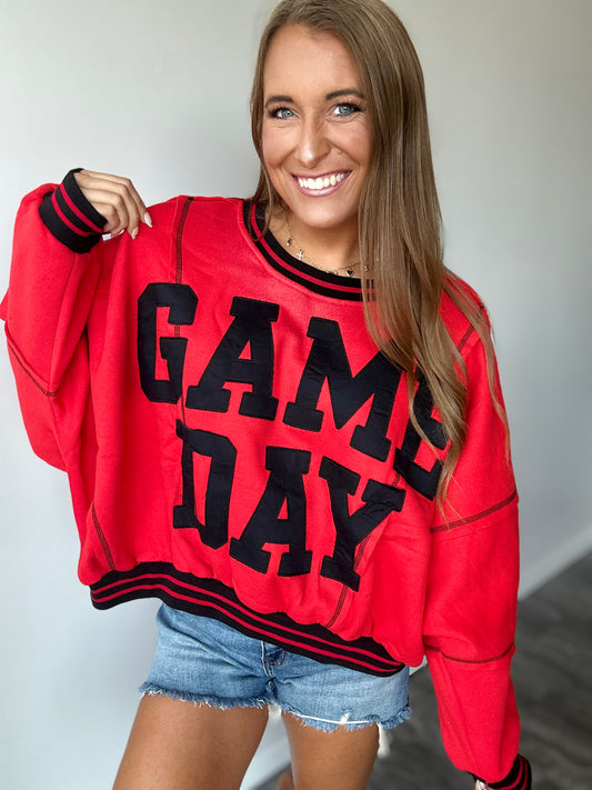 Ready, Set, Game Day Oversized Crew