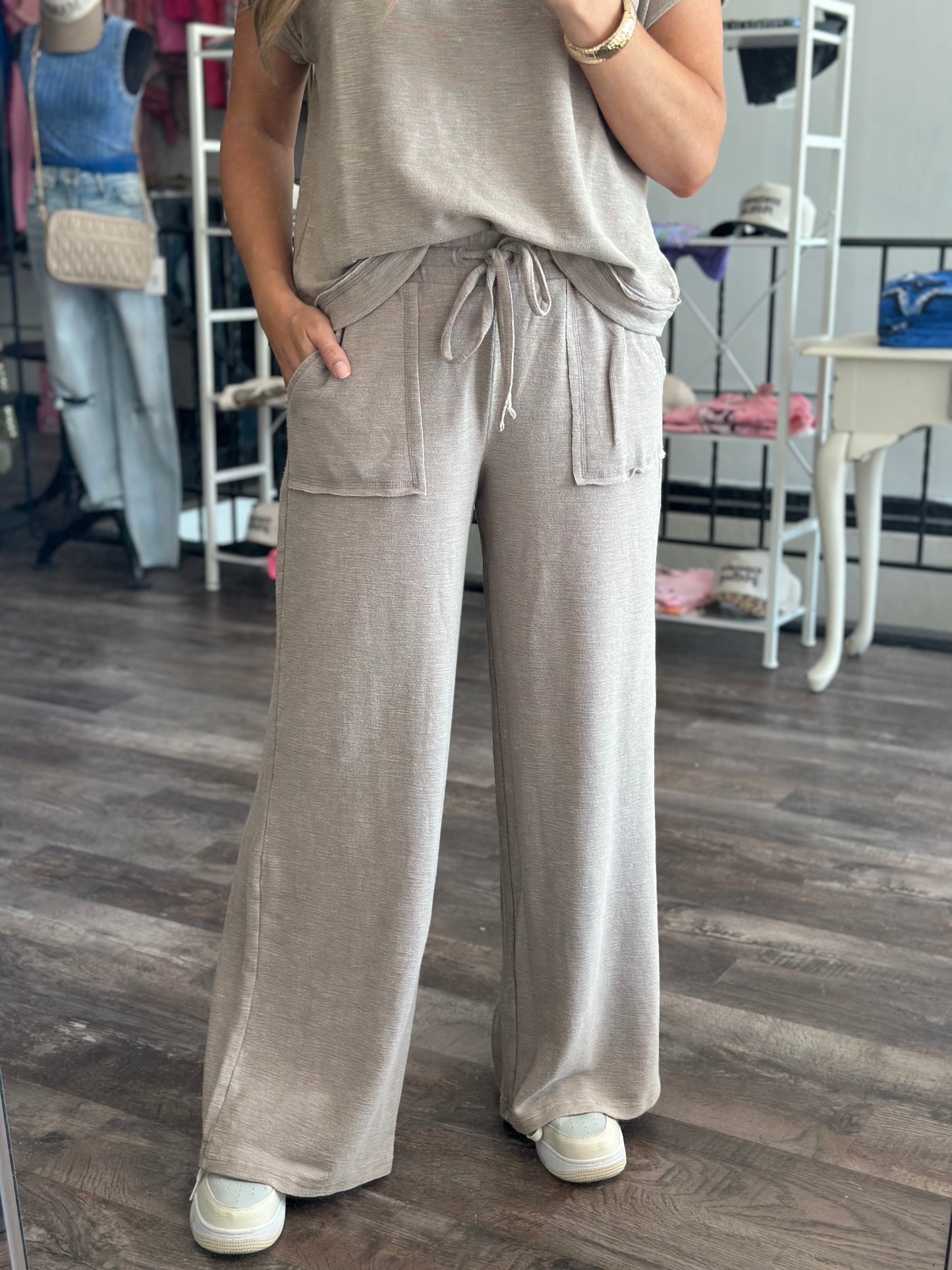 Keeping It Simple Cozy Set - Tan