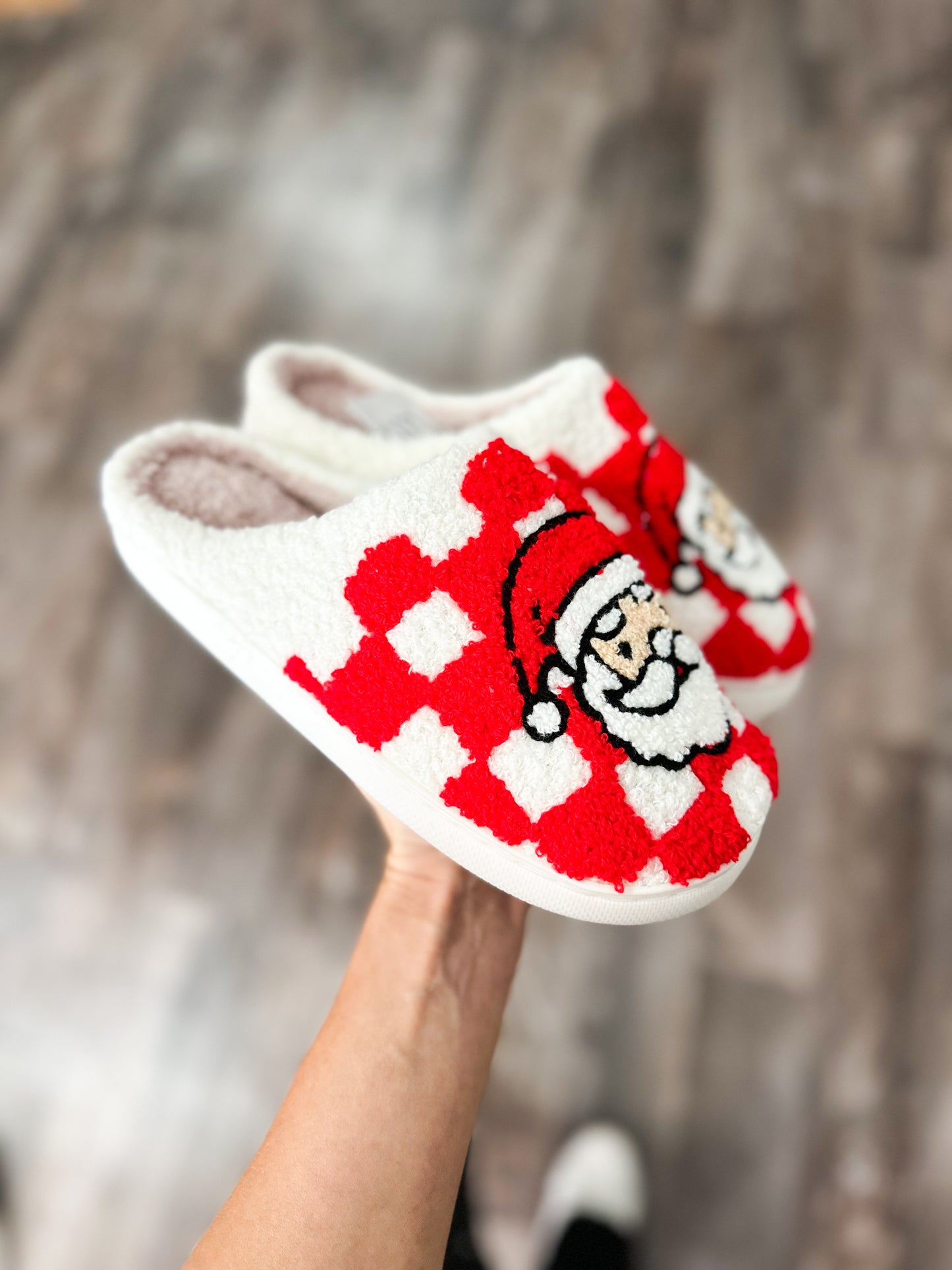 Santa Holiday Slippers