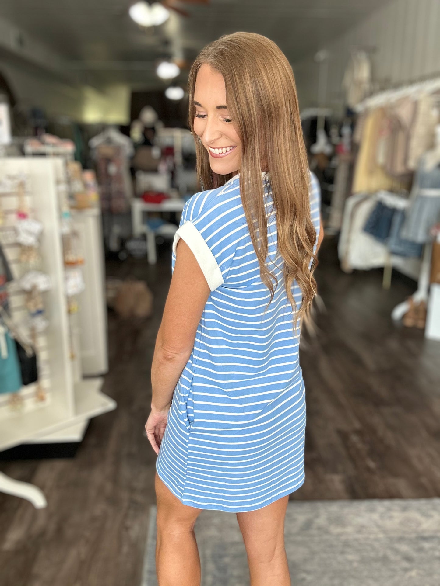 In Go Mode Striped Dress (Carolina)