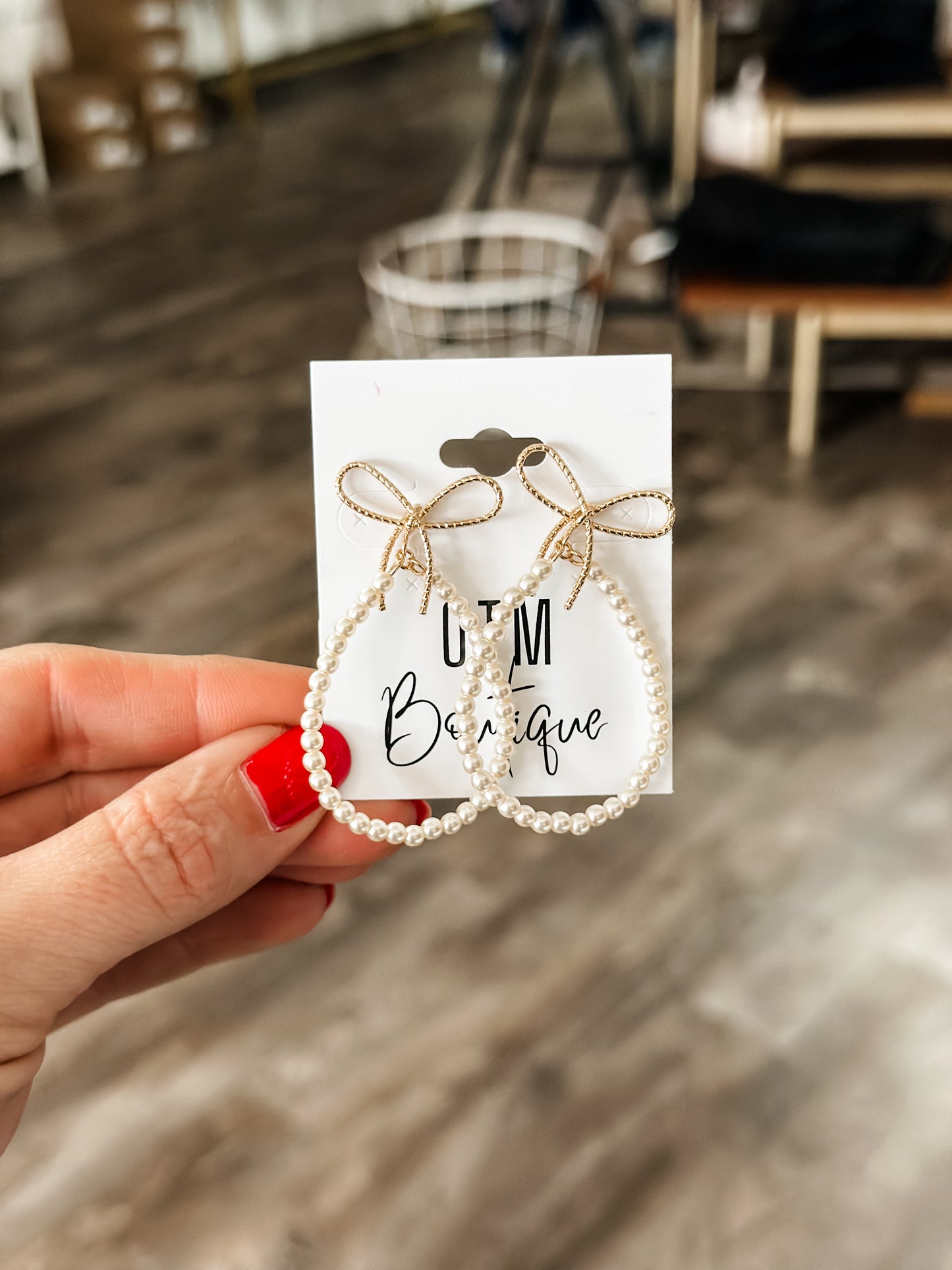 RESTOCK Meet Me for Brunch Earrings -Gold