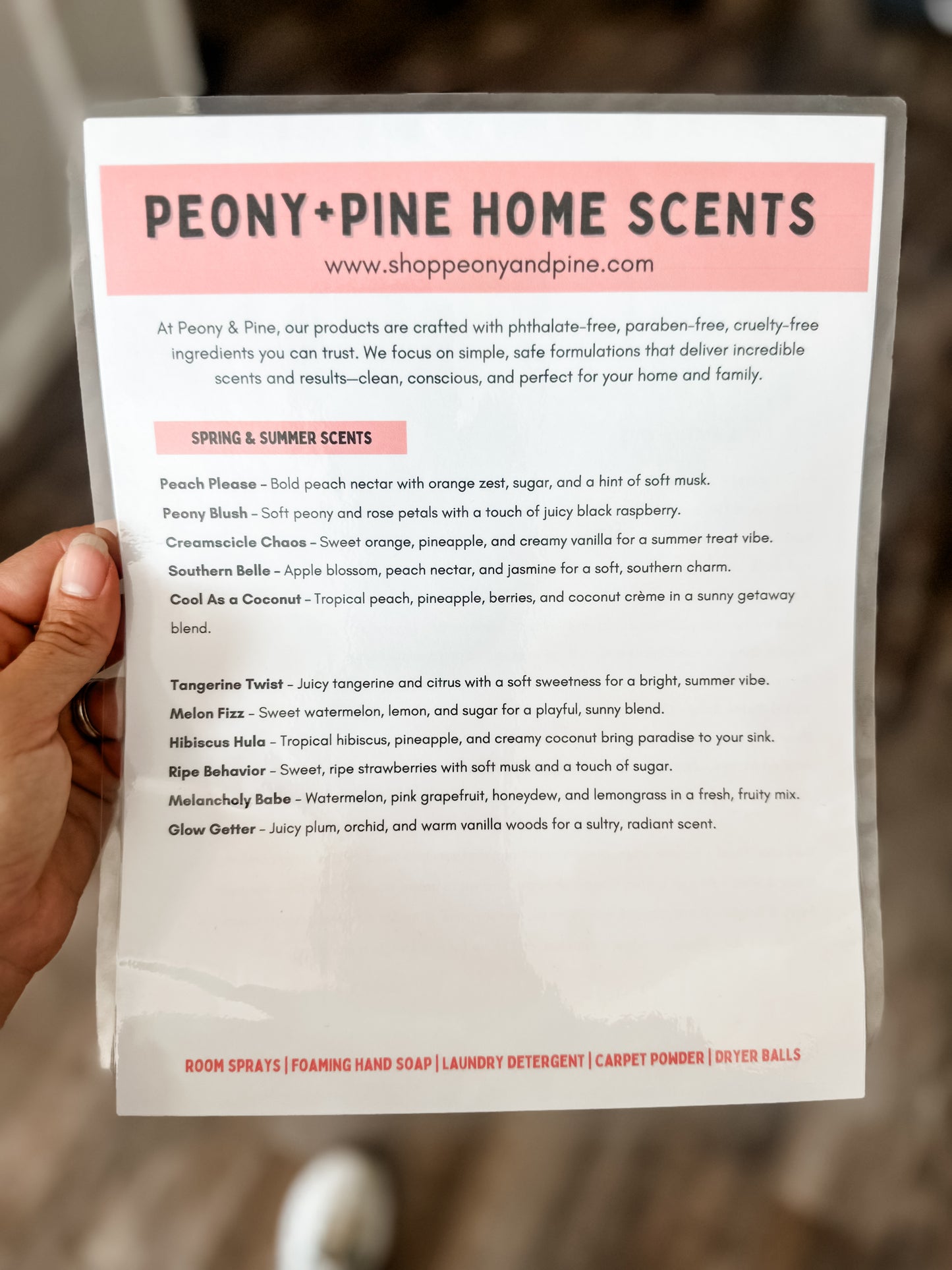 Foaming Hand Soap - Coastal Mahogany