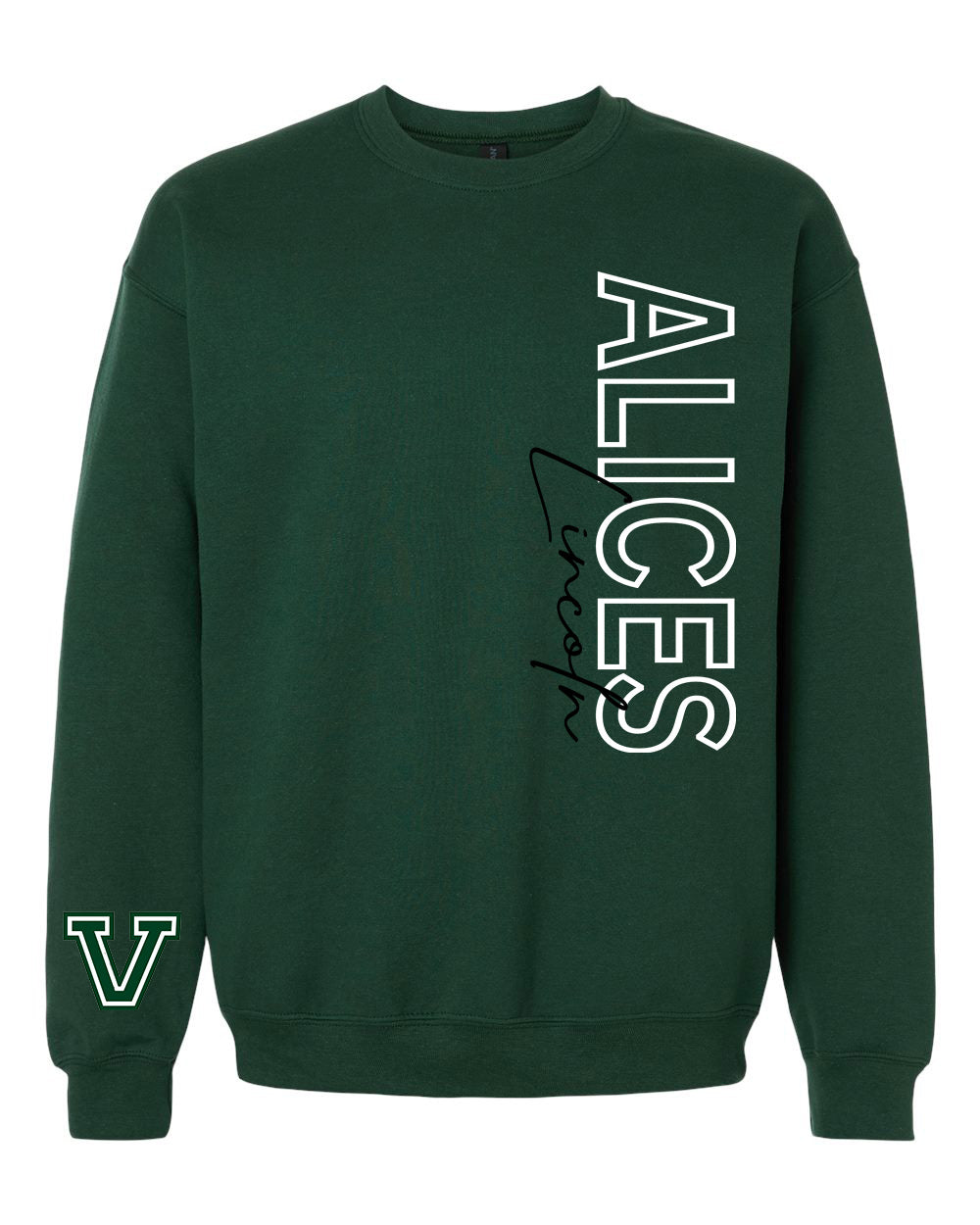Preorder Alices Statement Long Sleeve/Crewneck (Dark Green)