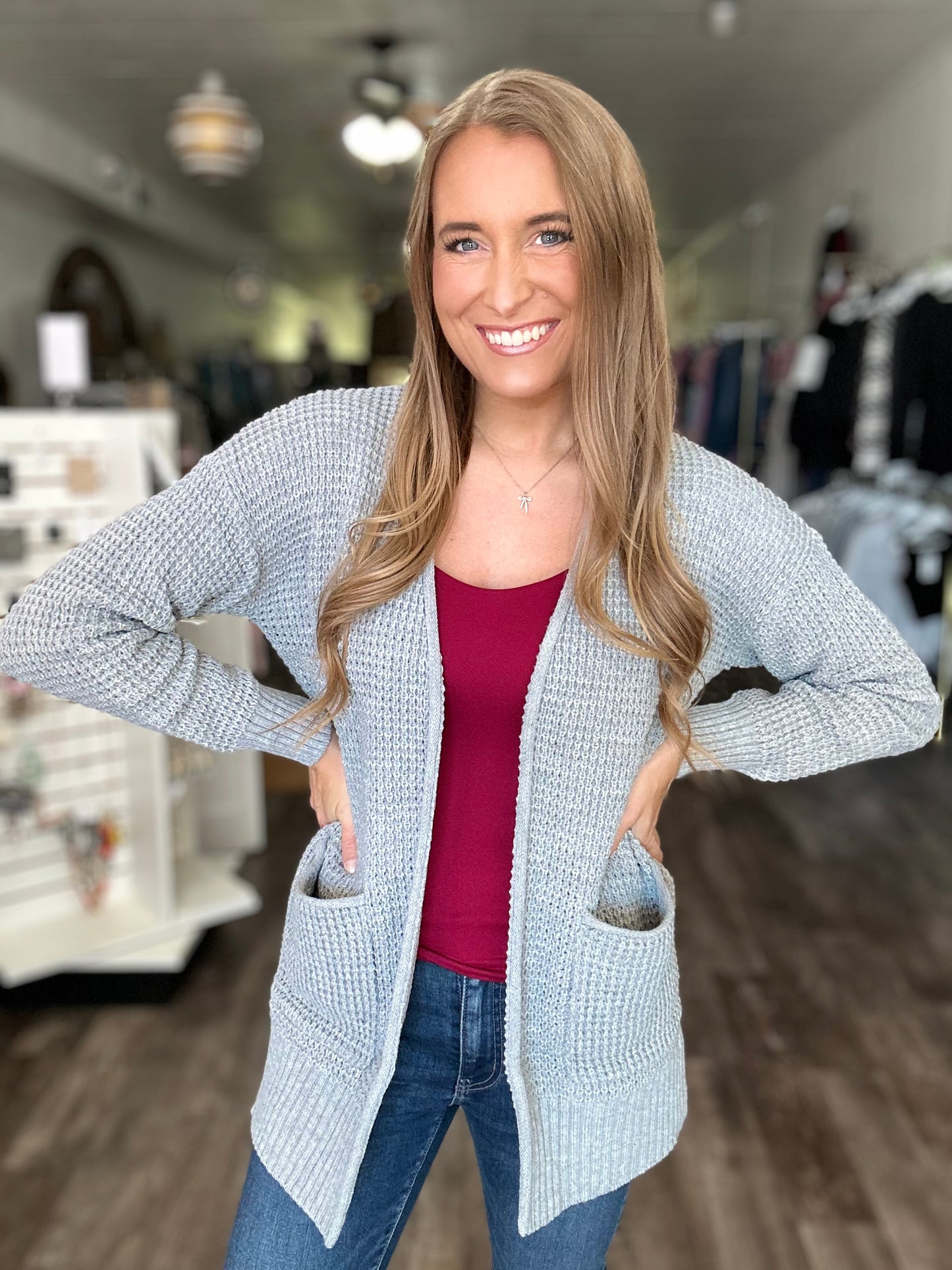 Cozy In Style Cardigan - Grey